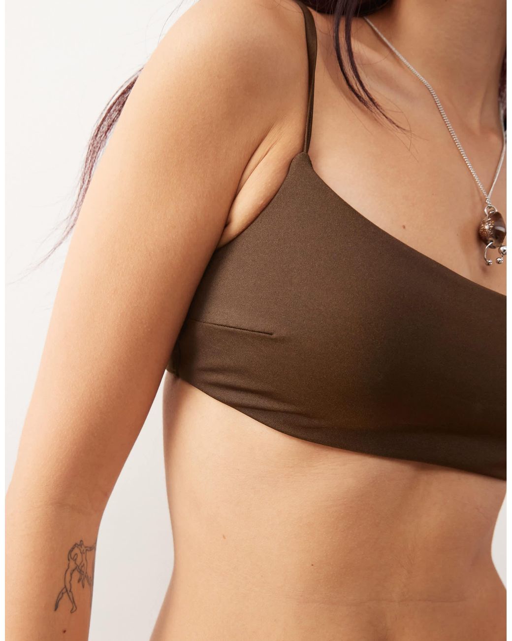Weekday Black Square Bikini Top