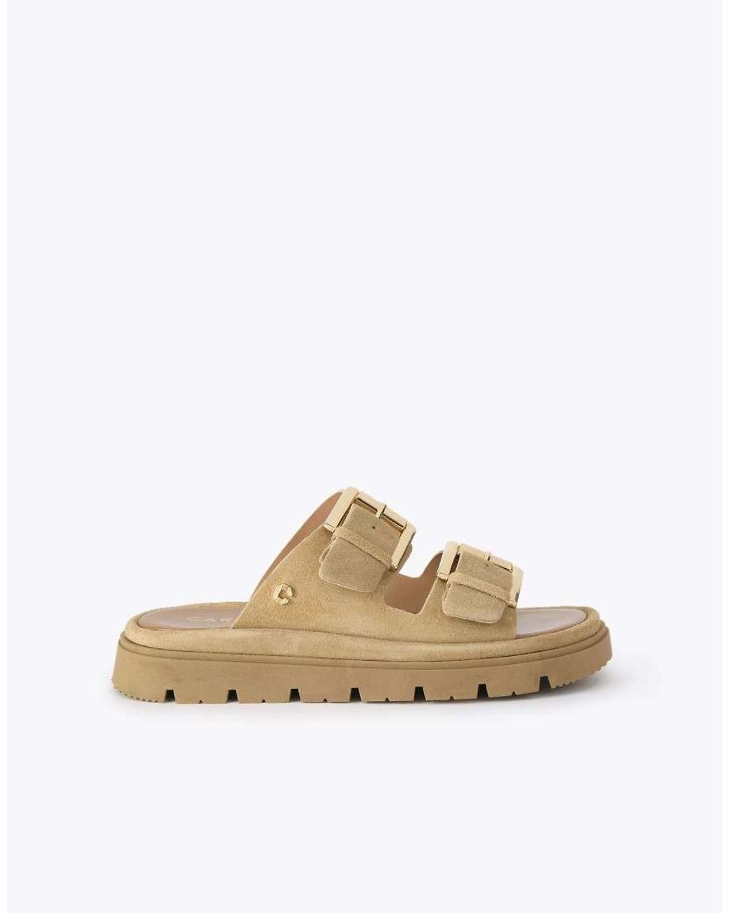 Carvela Kurt Geiger White Pavilion Flat Sandals