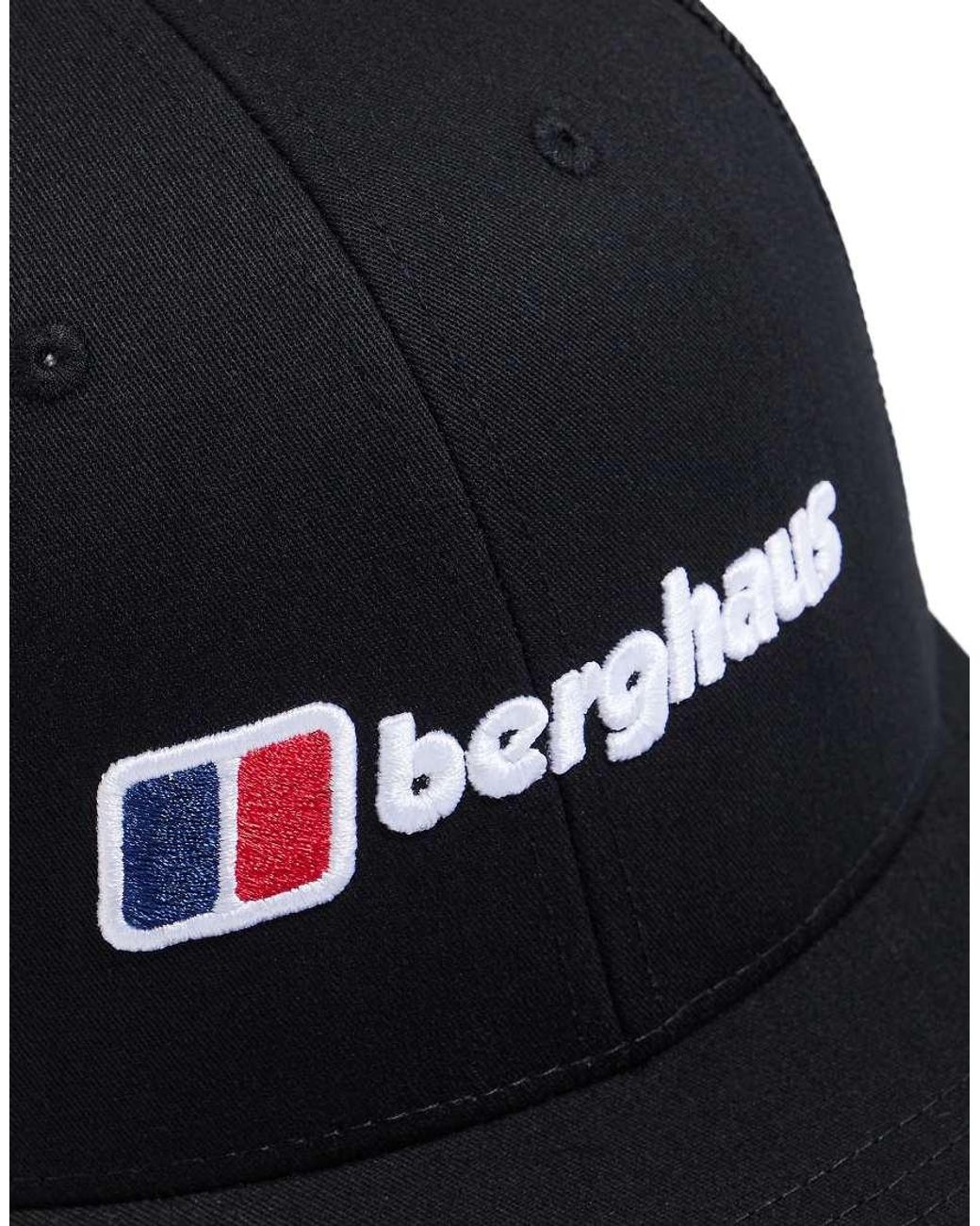 Berghaus Black Recognition Trucker Cap for men