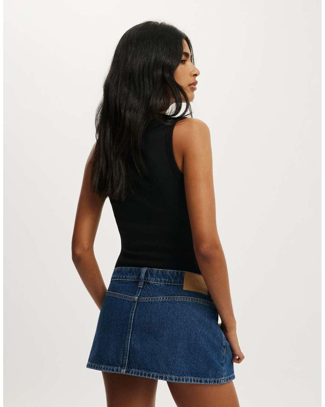 Cotton On Blue Original Denim Skort