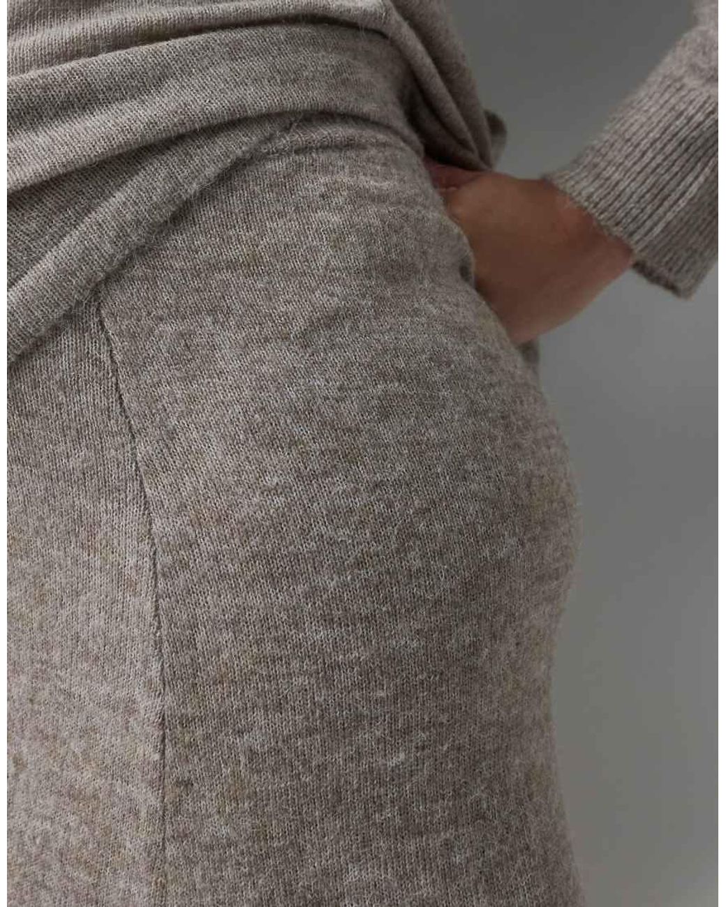 Vero Moda Gray Knitted Maxi Skirt Co-Ord