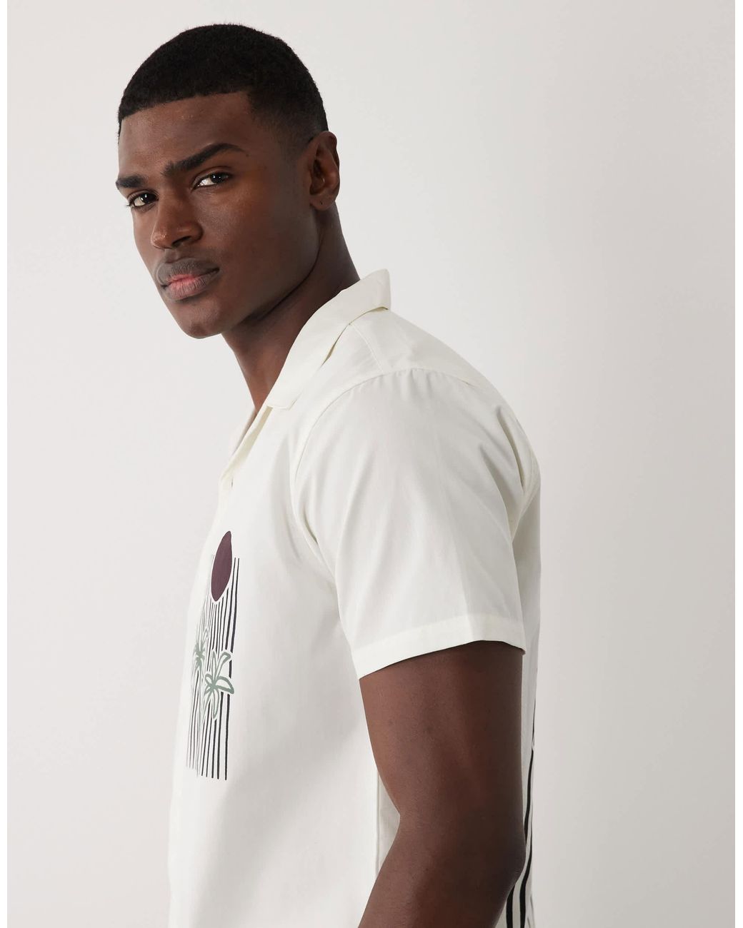 Threadbare – kurzärmliges hemd in White für Herren