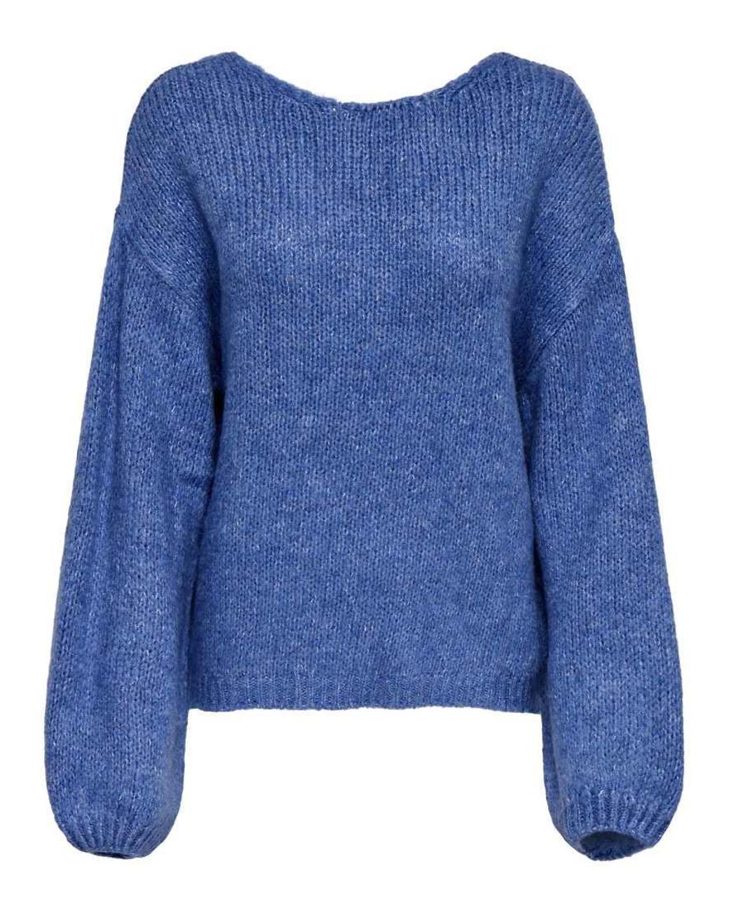 Jdy Blue Knitted Pullover