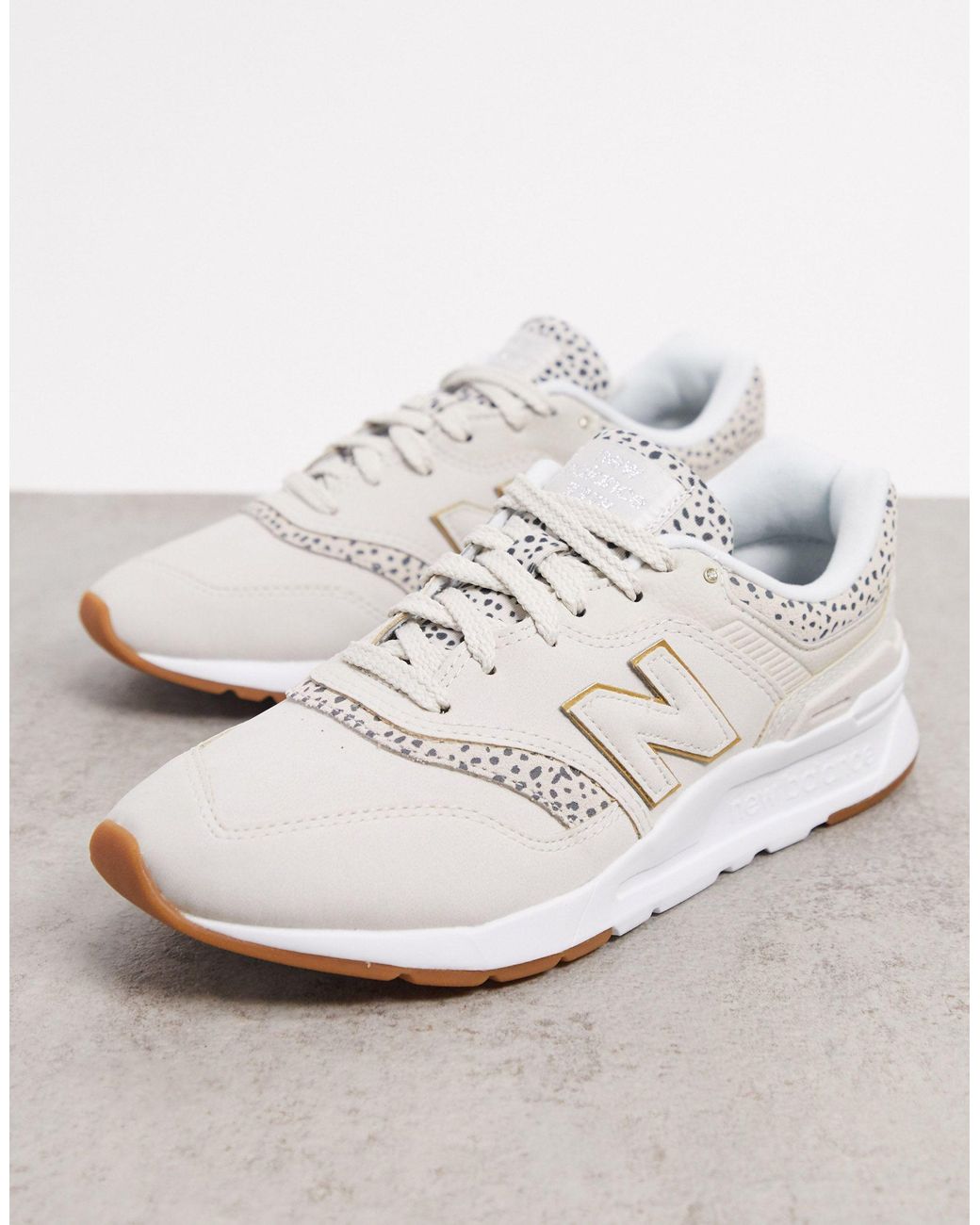 New Balance 997h Animal Print Trainers in White Lyst UK