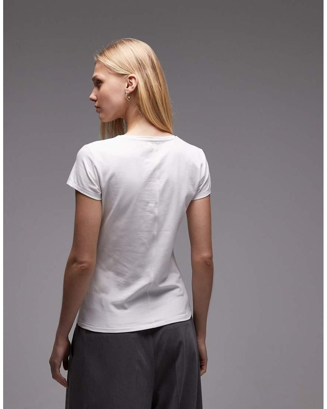 ARKET Gray Slim Stretch T-shirt