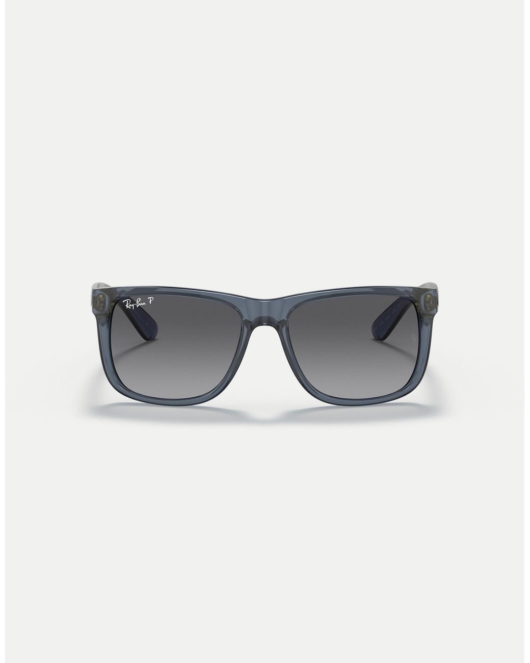 Ray-Ban – justin – klassische, polarisierte sonnenbrille in Blue für Herren