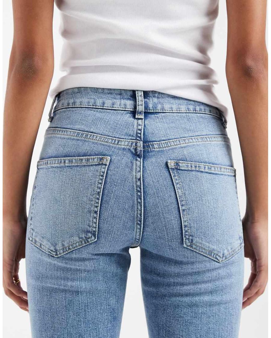 ASOS Blue Slim Fit Pencil Jean