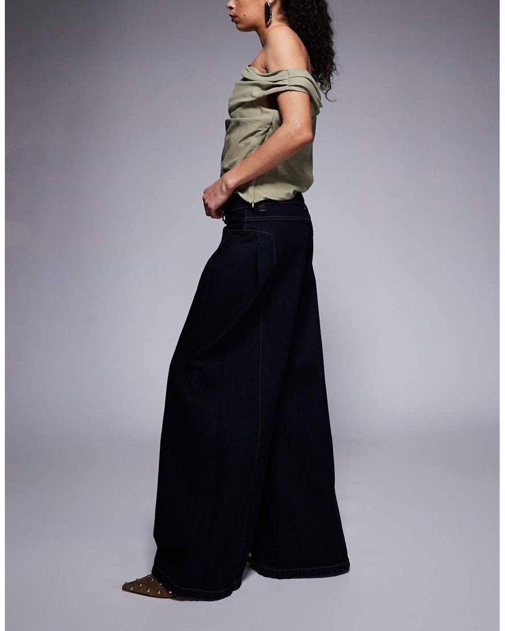 Abrand Jeans Blue Abrand 94 High Waisted Straight Leg Jeans