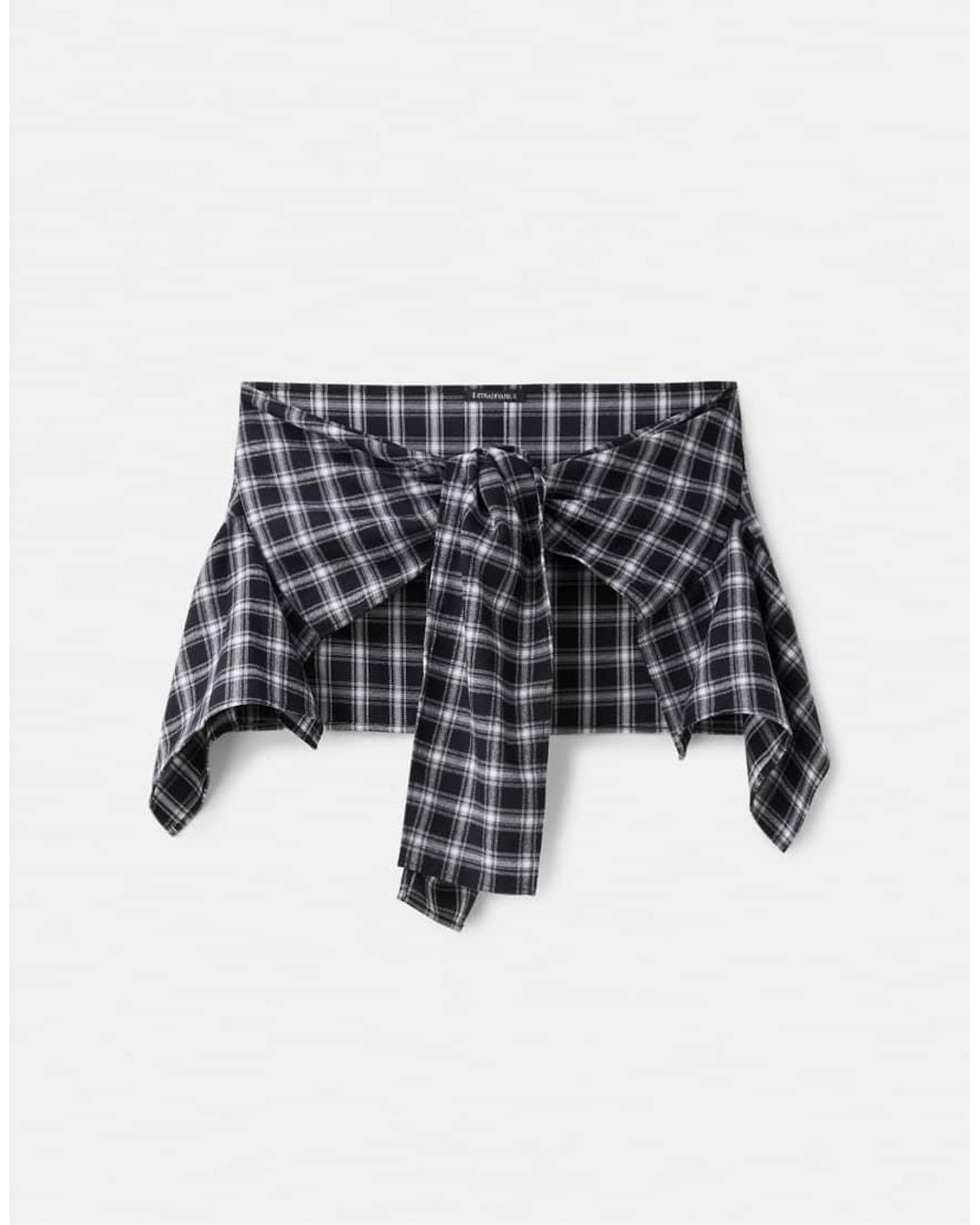Stradivarius Black Shirt-effect Belt