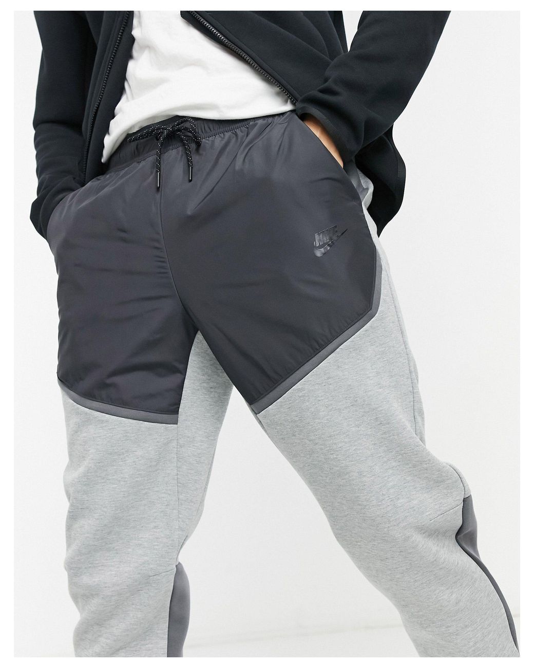 Nike Tech Fleece Colourblock joggers in 