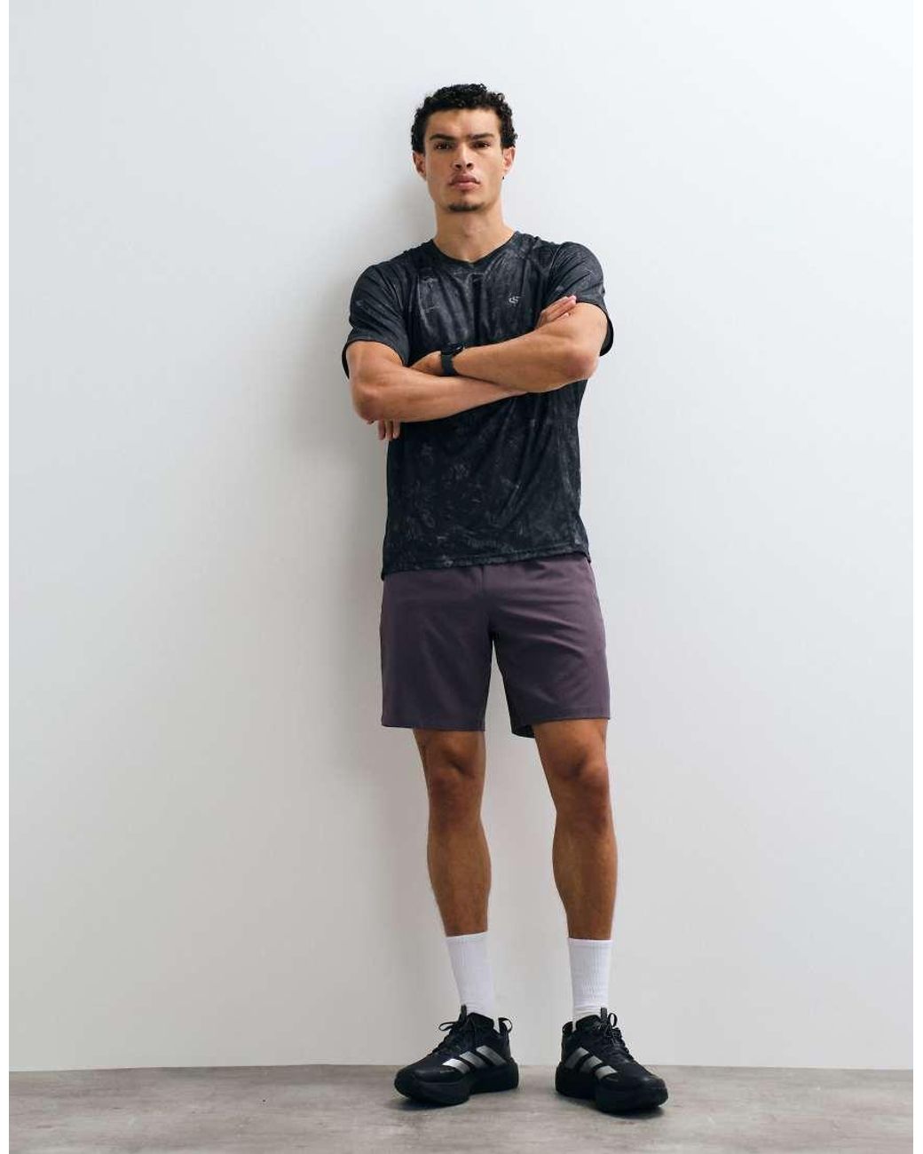 Jack & Jones Blue Sports Lightweight Mesh Training T-shirt for men
