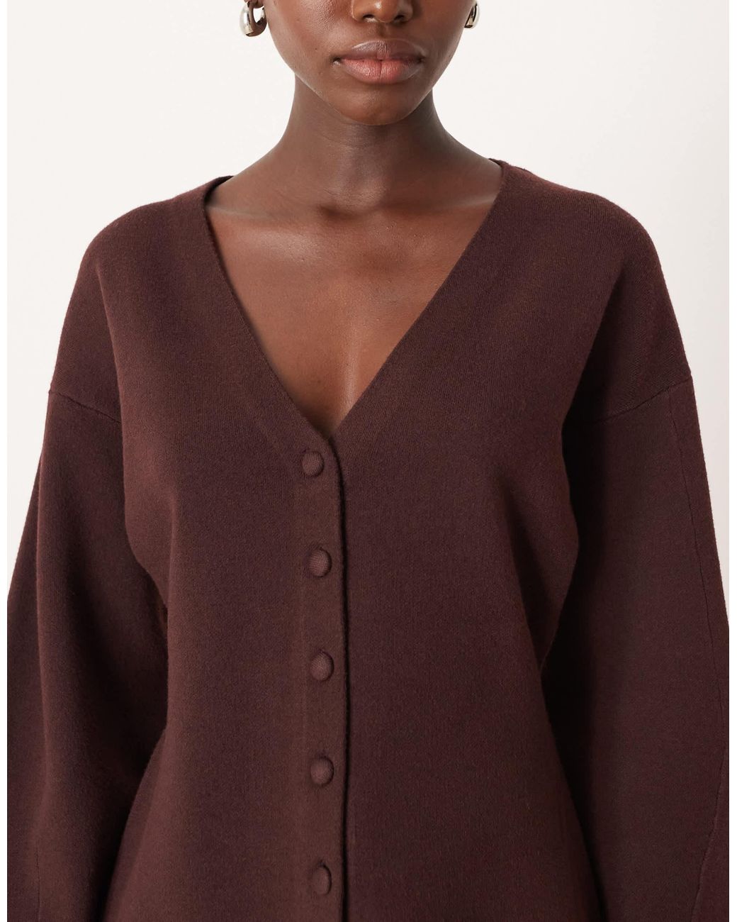 Jdy Natural – figurbetonte strickjacke