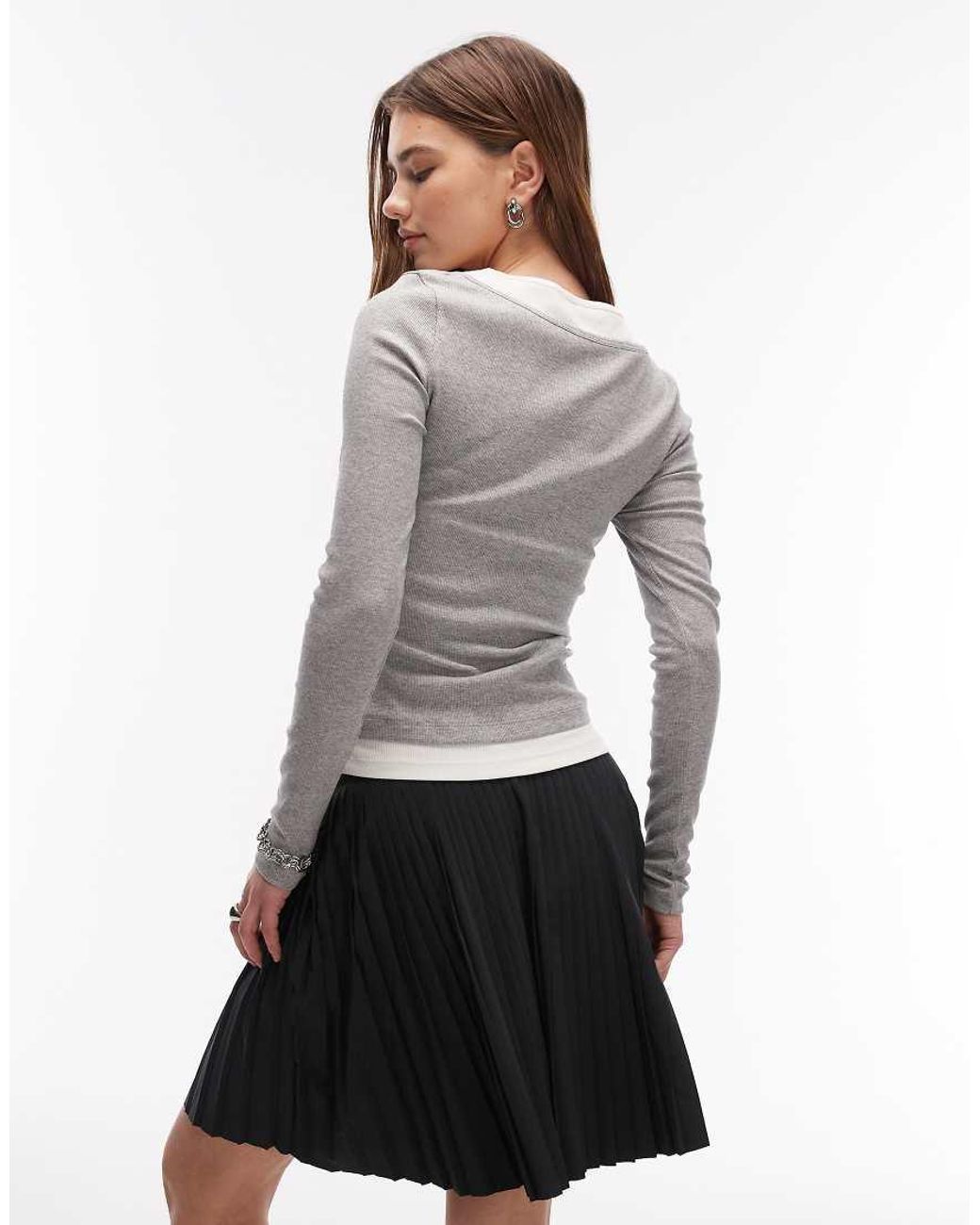 Nike White Pleated Mini Skirt