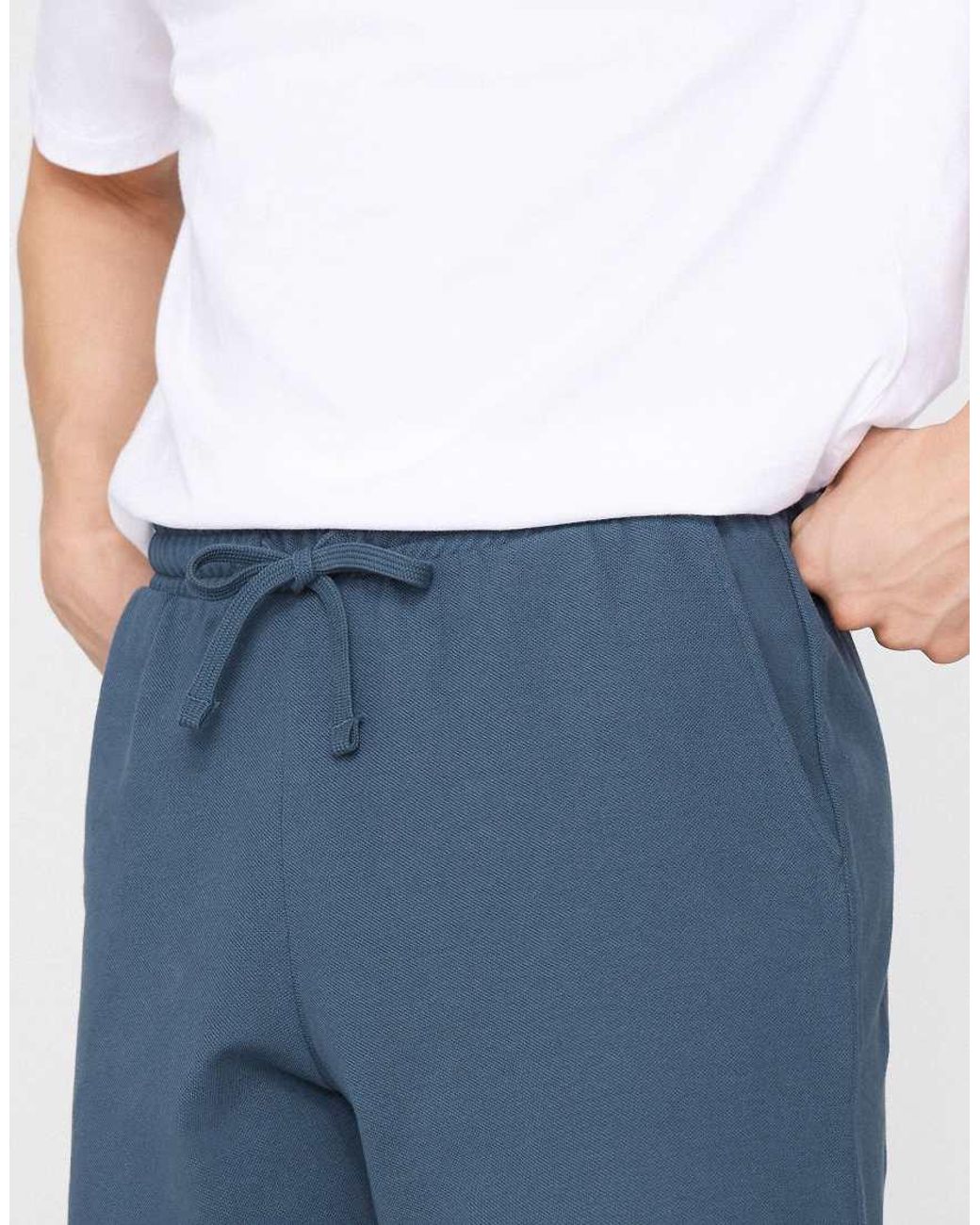 Tezenis Blue Piqué Shorts for men