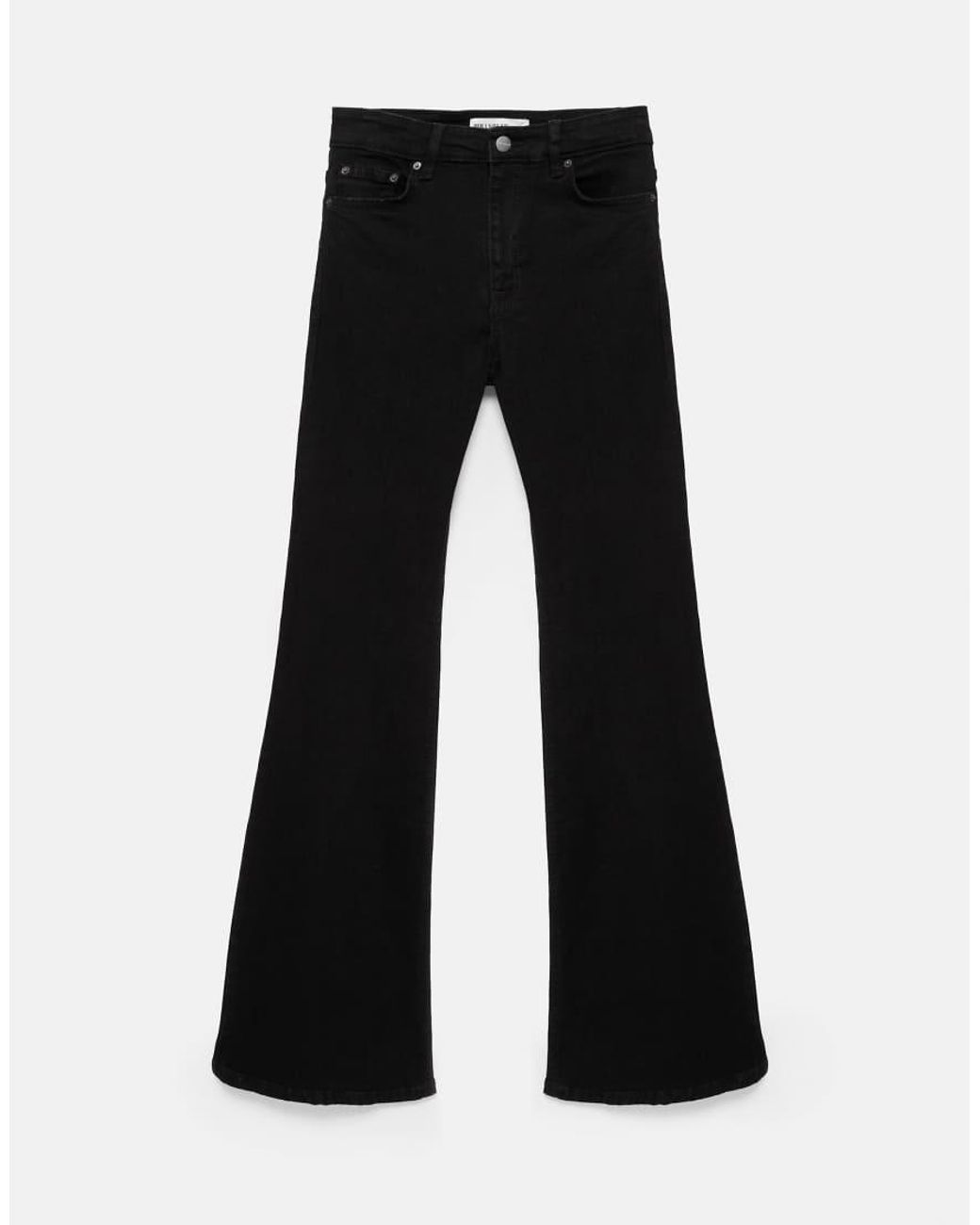 Pull&Bear Black Tall Skinny Flared Jeans