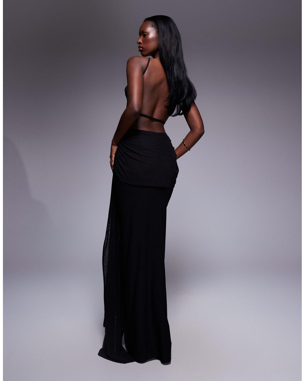 ramy brook formal dresses Leora Jersey Halter Maxi Dress in navy