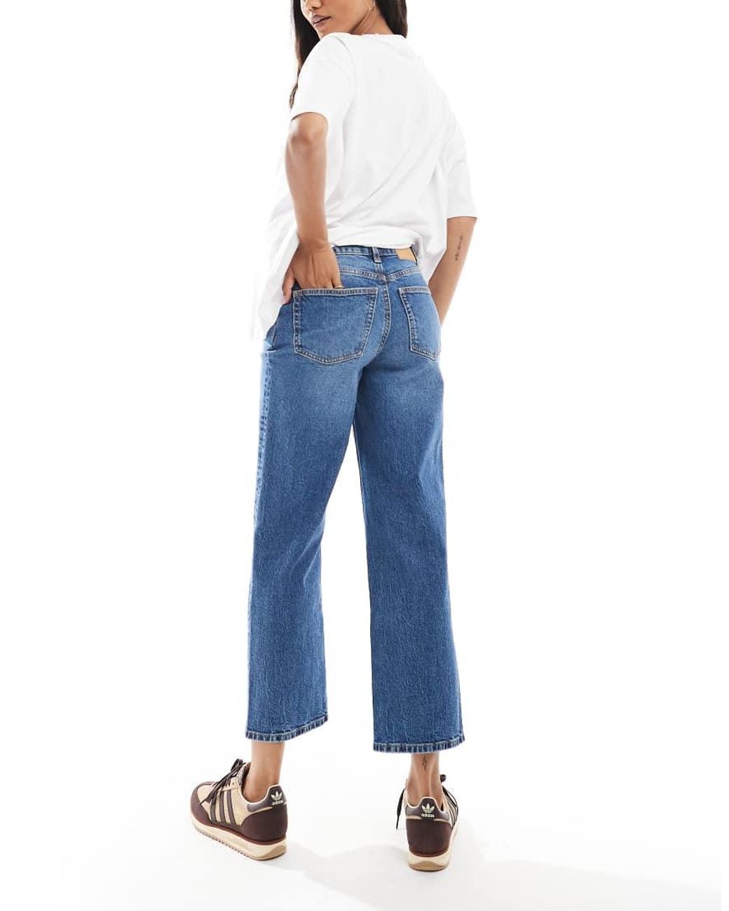 ASOS Blue Asos Design Maternity Comfort Stretch Straight Leg Jeans