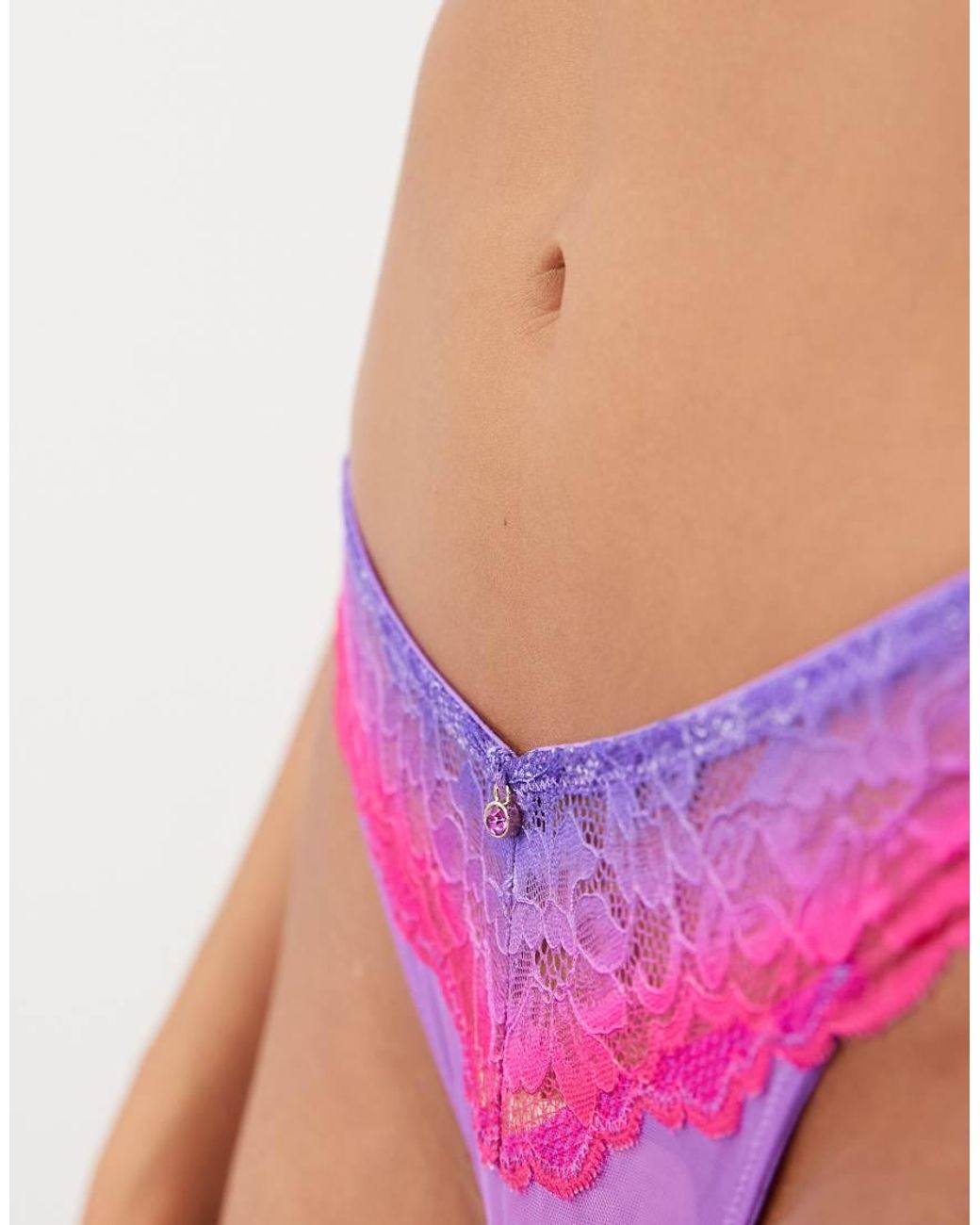 Ann Summers Pink Sexy Lace Thong
