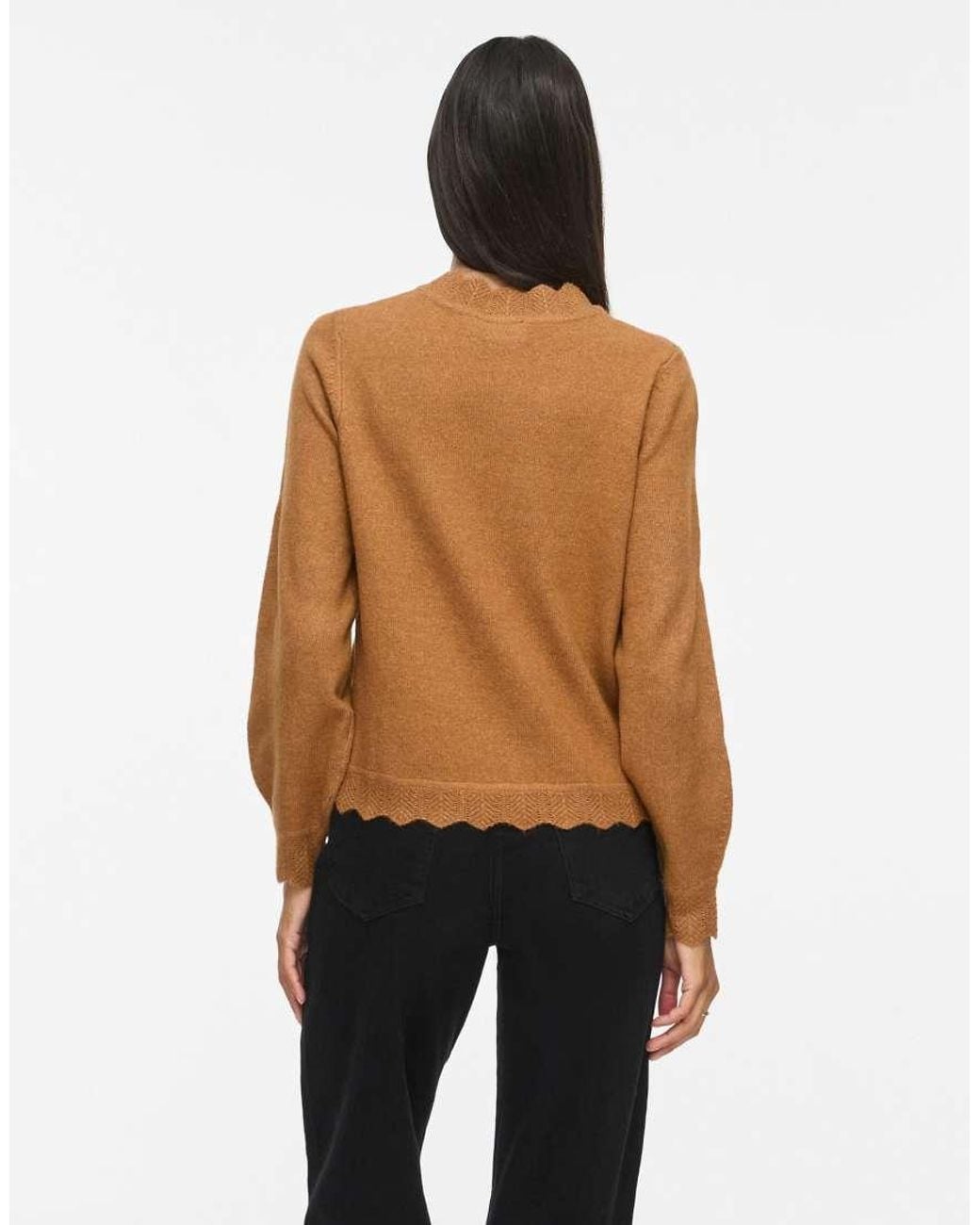 Vila Black Knitted Pullover