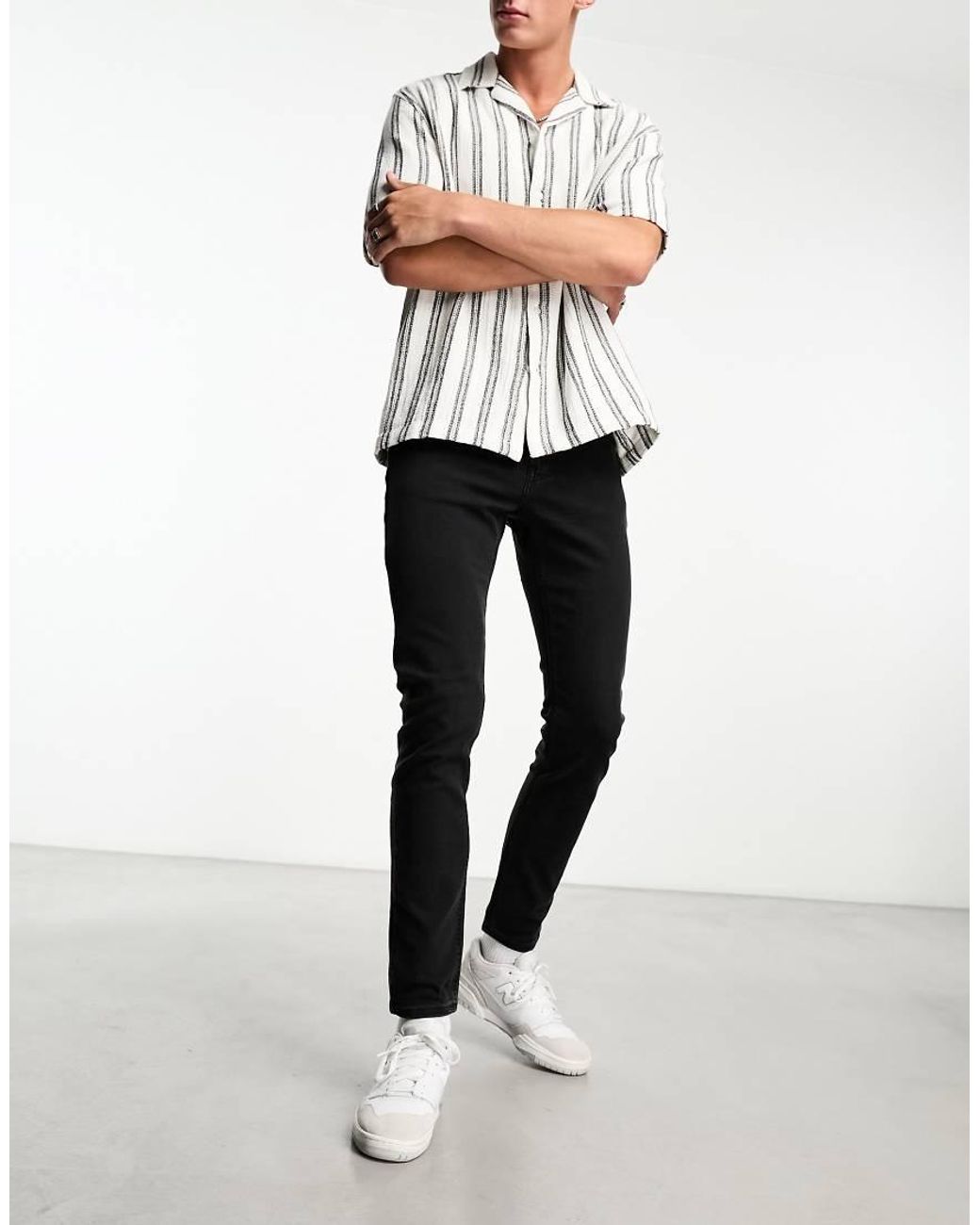Lee Jeans Black Malone Skinny Jean for men