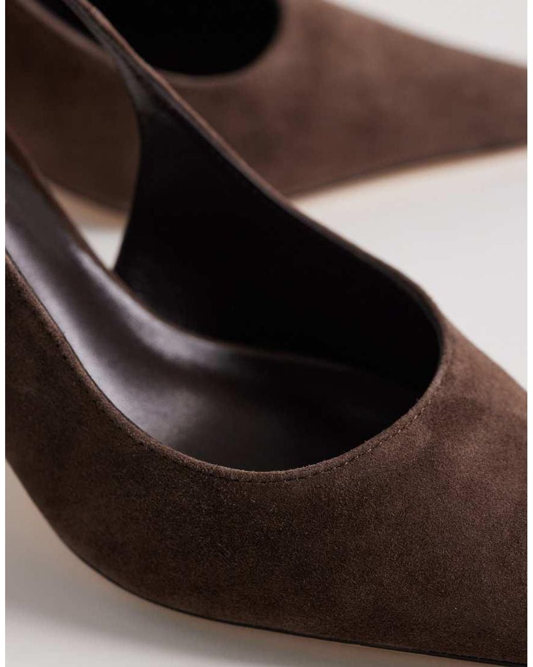 Tony Bianco Brown Samar Slingback Heeled Shoes