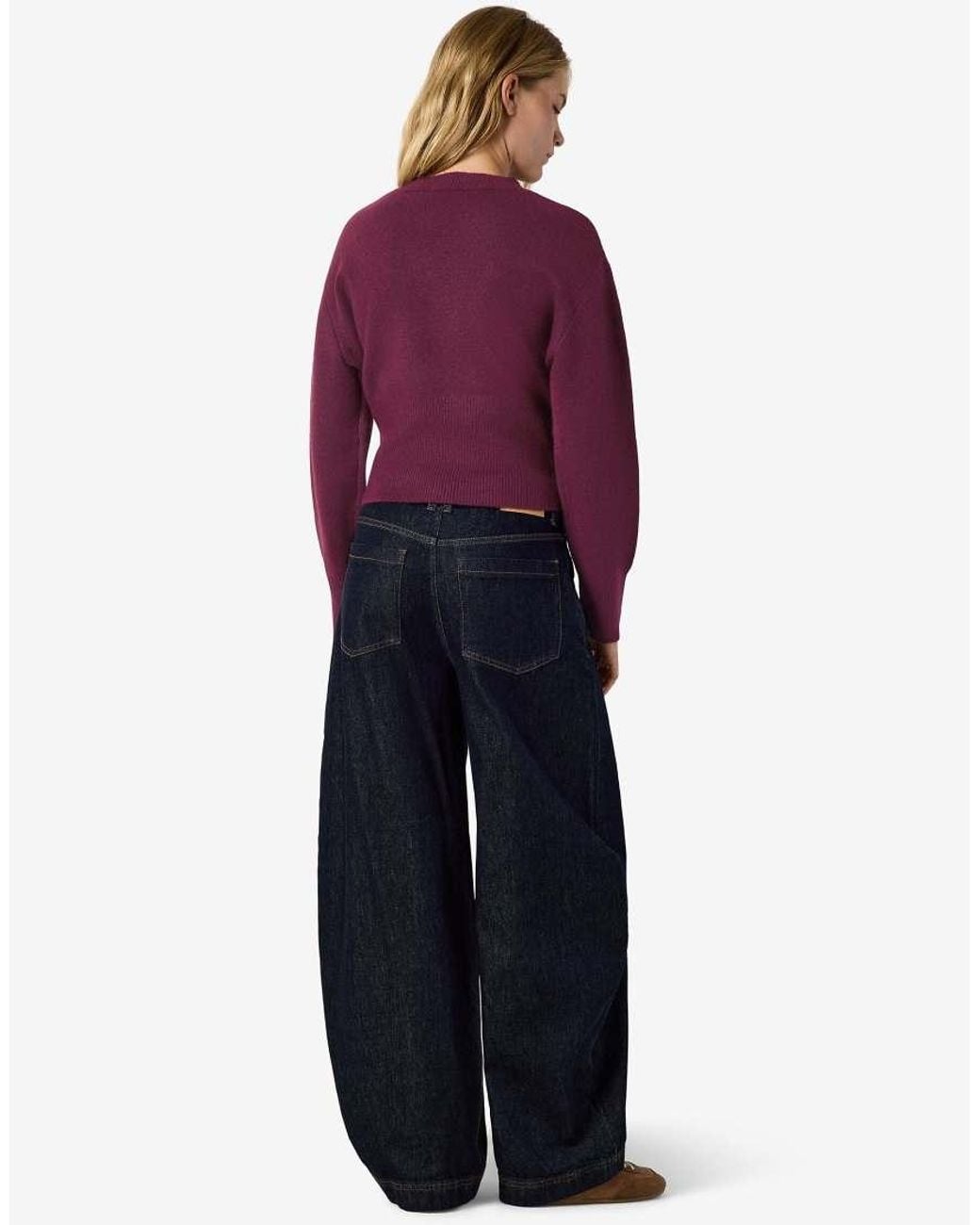 Noisy May Purple Knitted Pullover