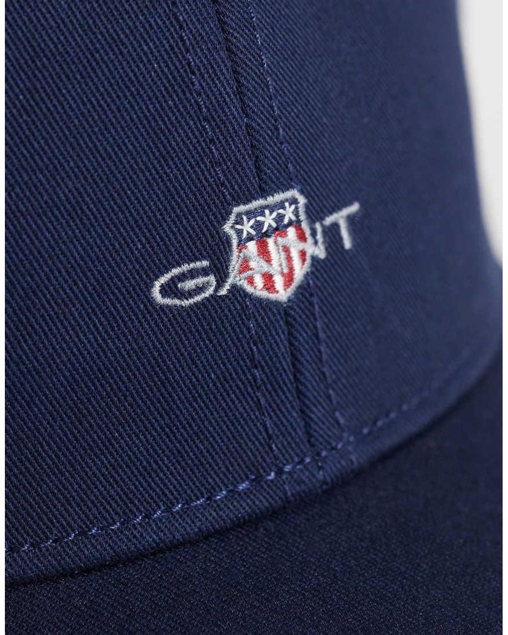 Gant Blue Sheild Logo Cotton Twill Cap for men