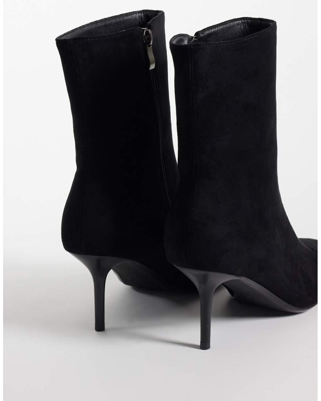 SIMMI Black Simmi London Wide Fit Ember Pointed Ankle Boots