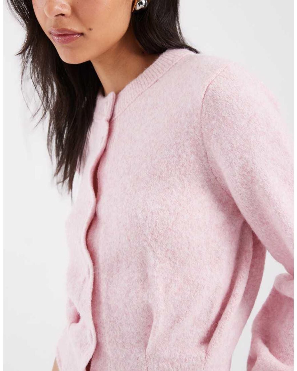 ASOS Pink Knitted Cardigan