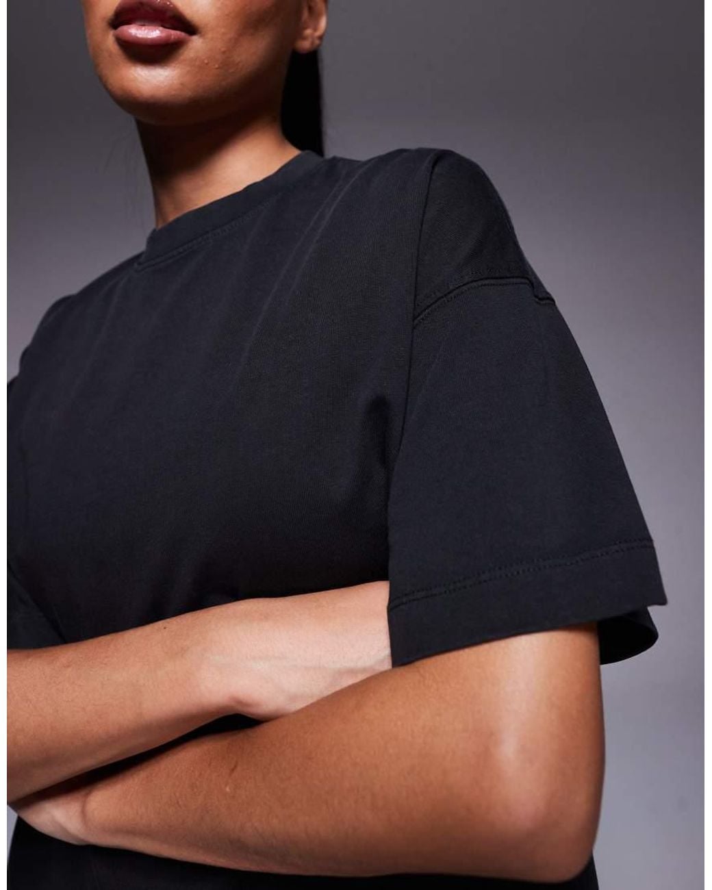 4505 Gray Icon Heavyweight Cotton Oversized T-Shirt With Quick Dry Finish