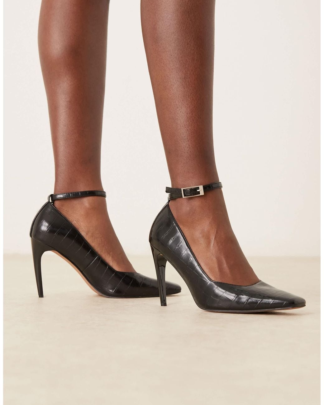 ASOS Brown Pippa High Heel Pumps