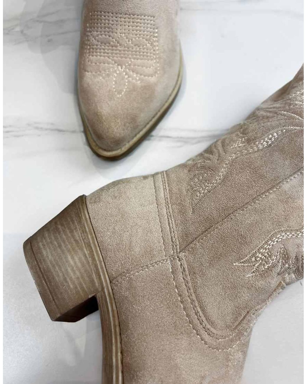 GIA STUDIOS Natural Cowboy Western Boots
