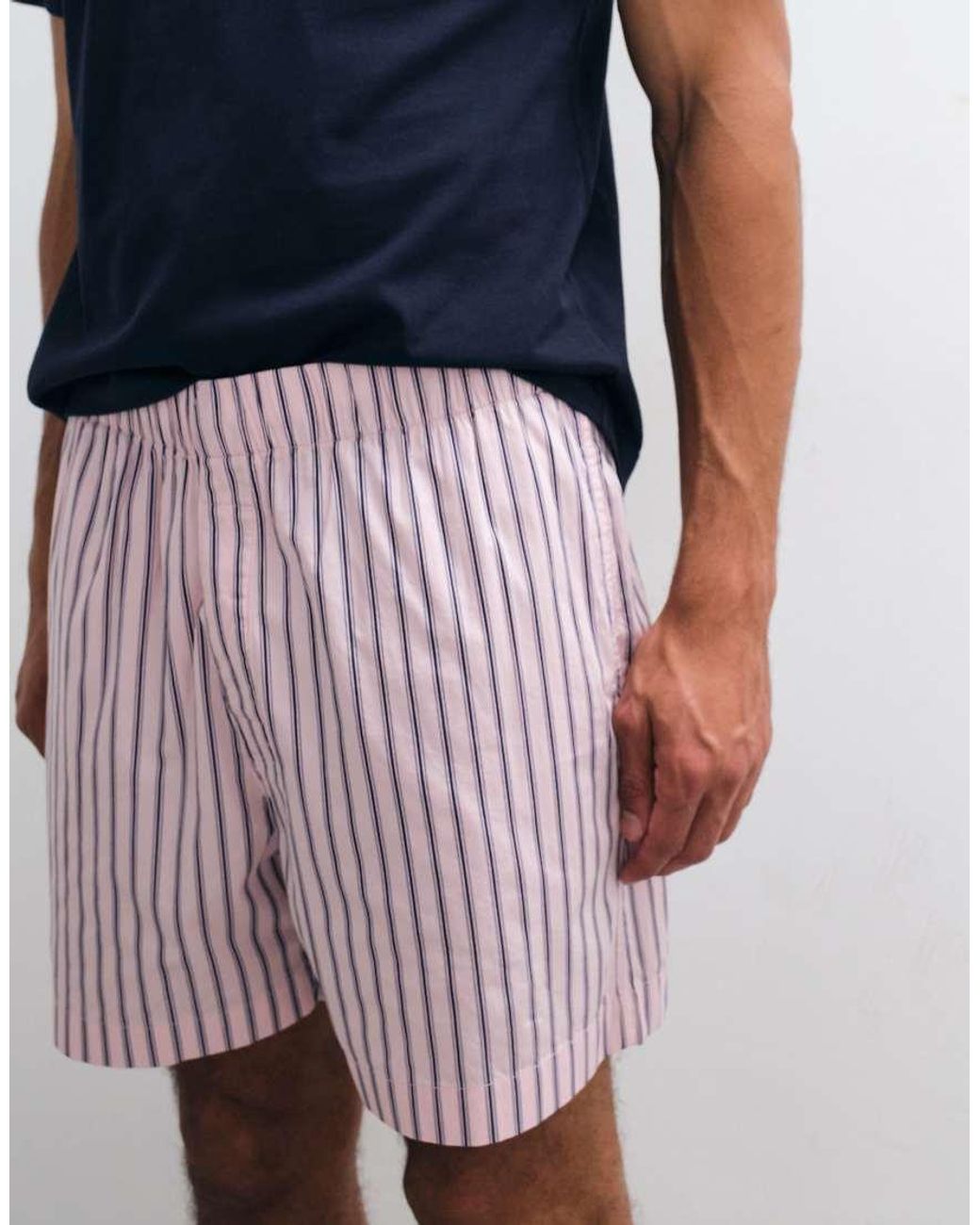 ARKET Pink Pure Cotton Poplin Shorts for men