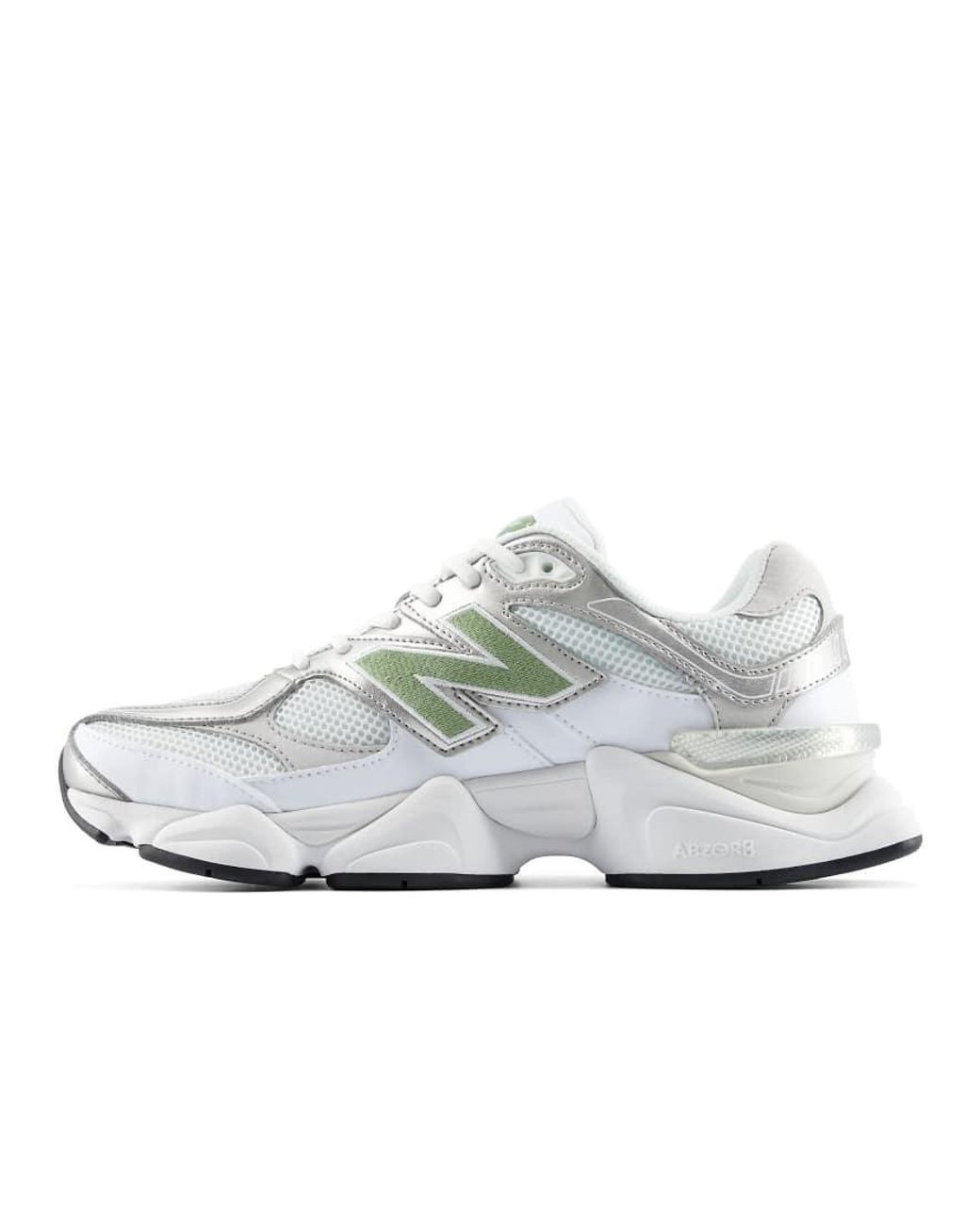 New Balance White 9060 Trainers