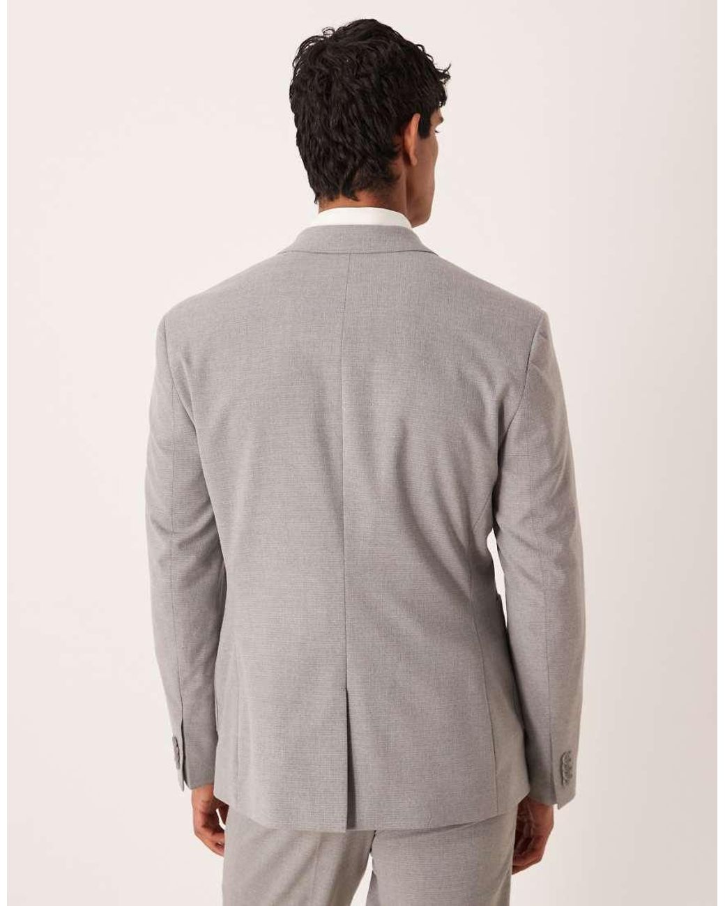 ASOS Gray Slim Suit Jacket for men