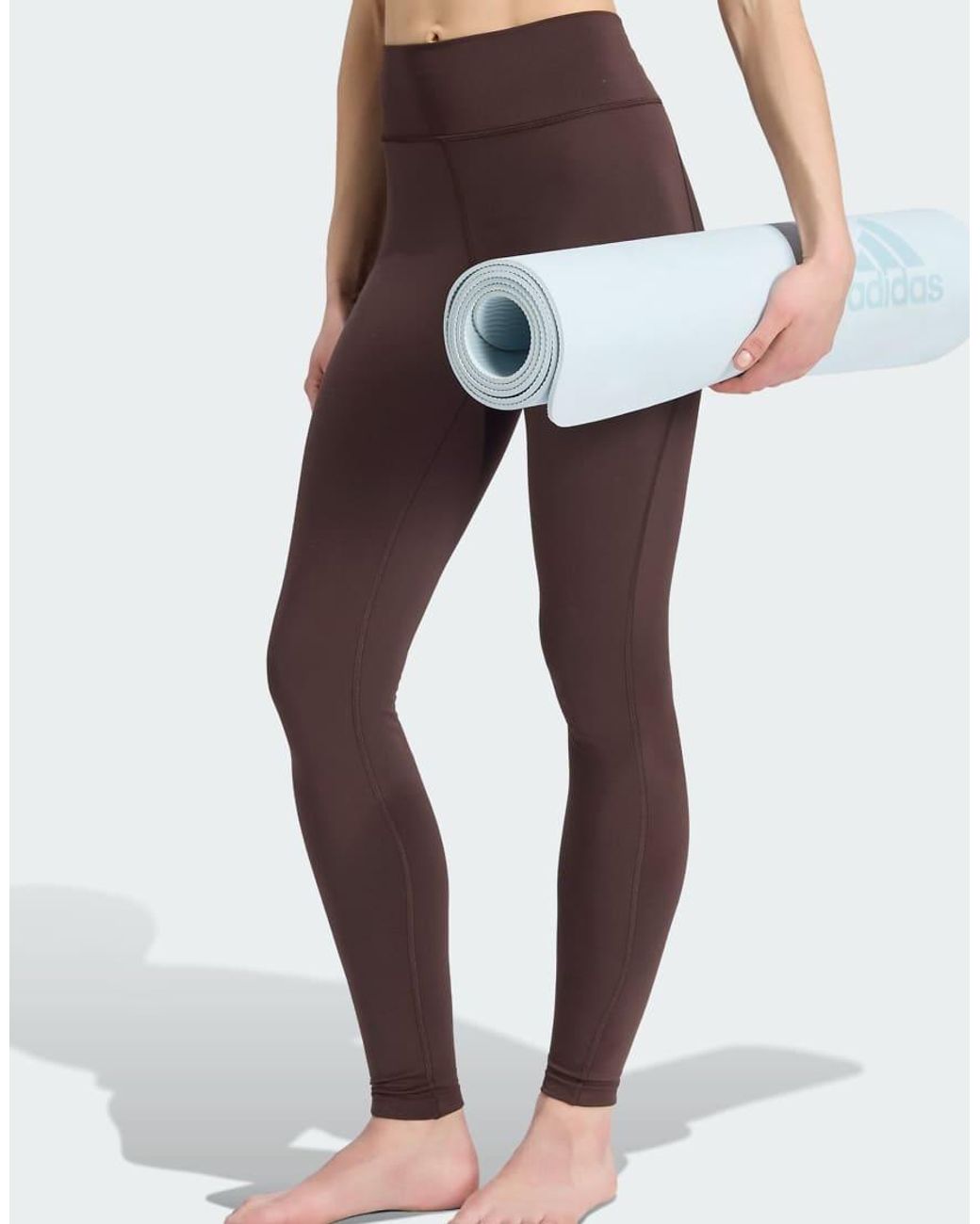 Adidas Originals Brown All Me Essentials Full-Length Leggings