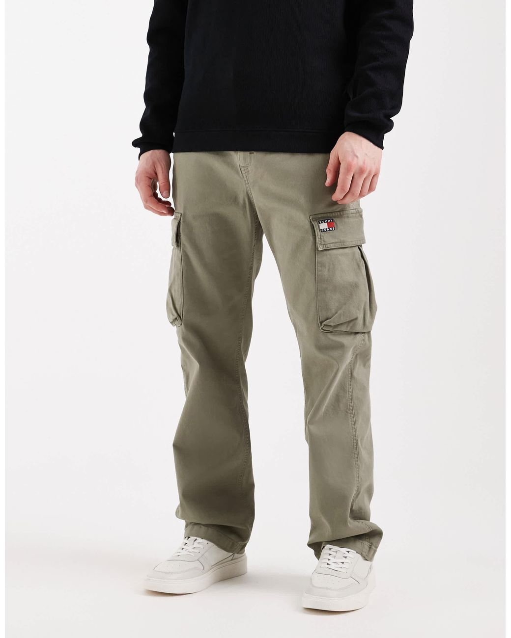 Otis - pantalon cargo - kaki Tommy Hilfiger pour homme en coloris Black