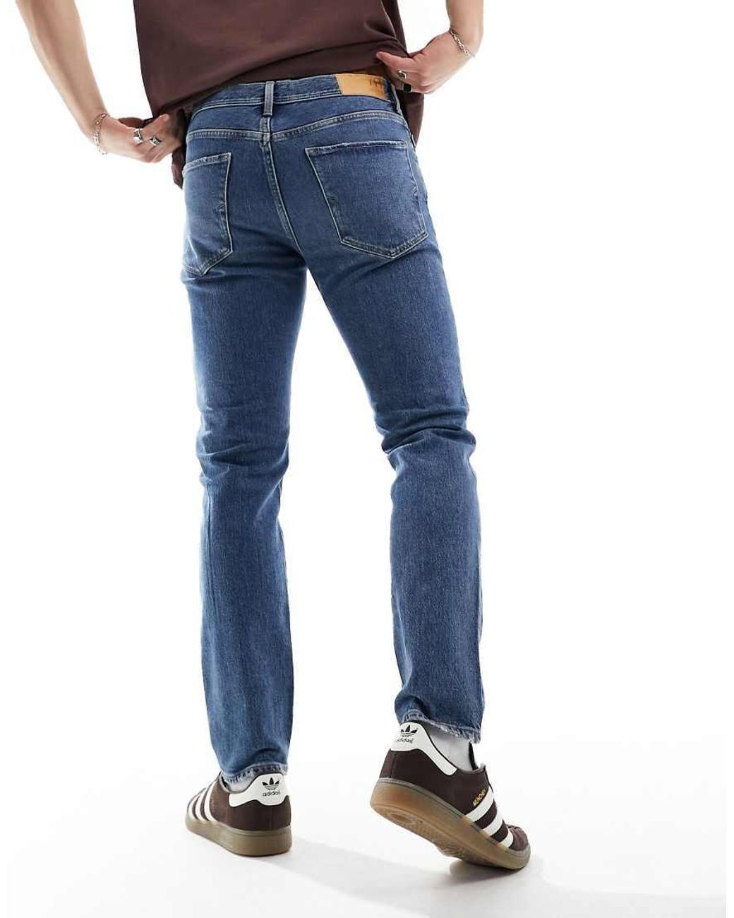 SELECTED Blue Slim Fit Jeans for men