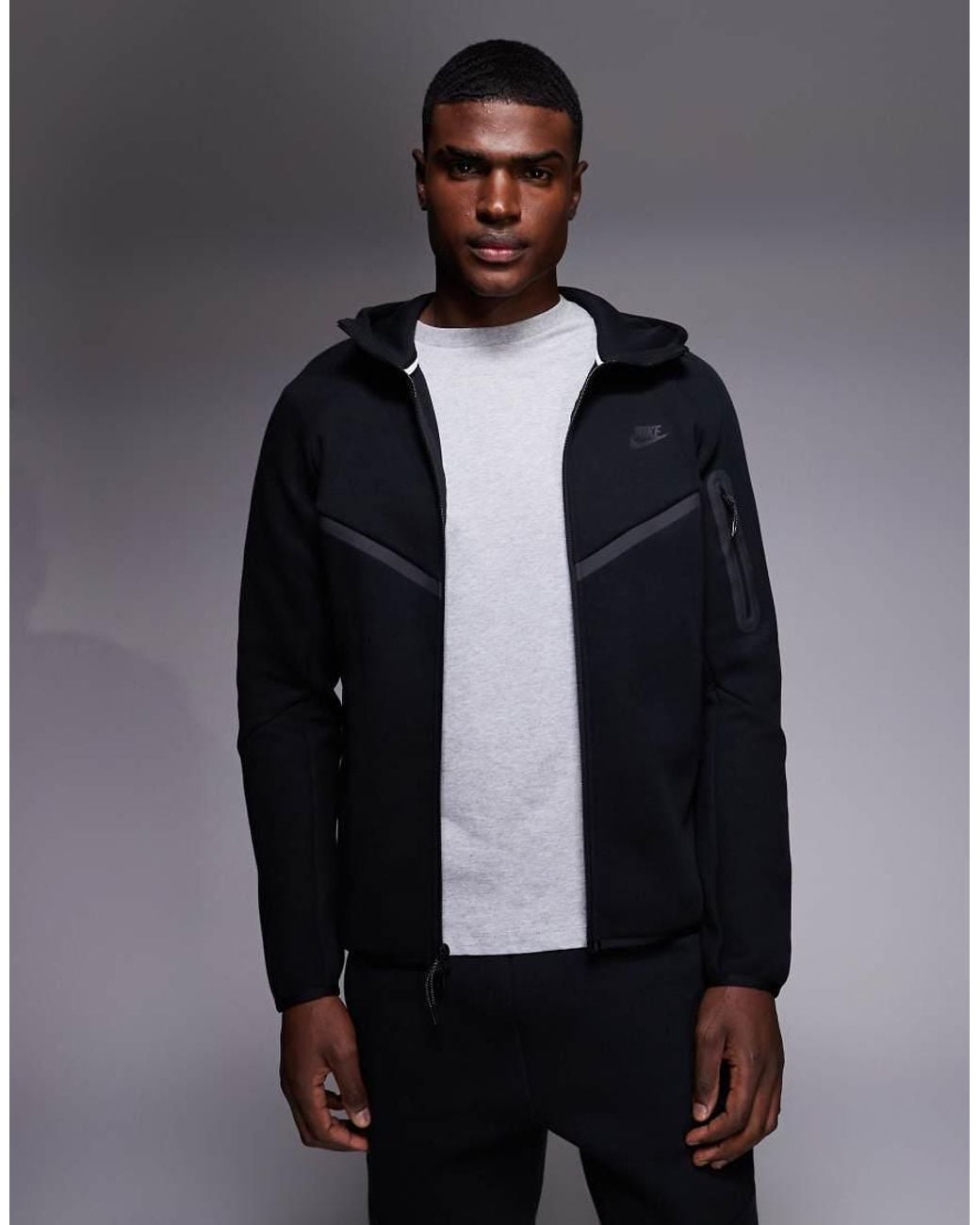 nike tech full zip fleece hoodie