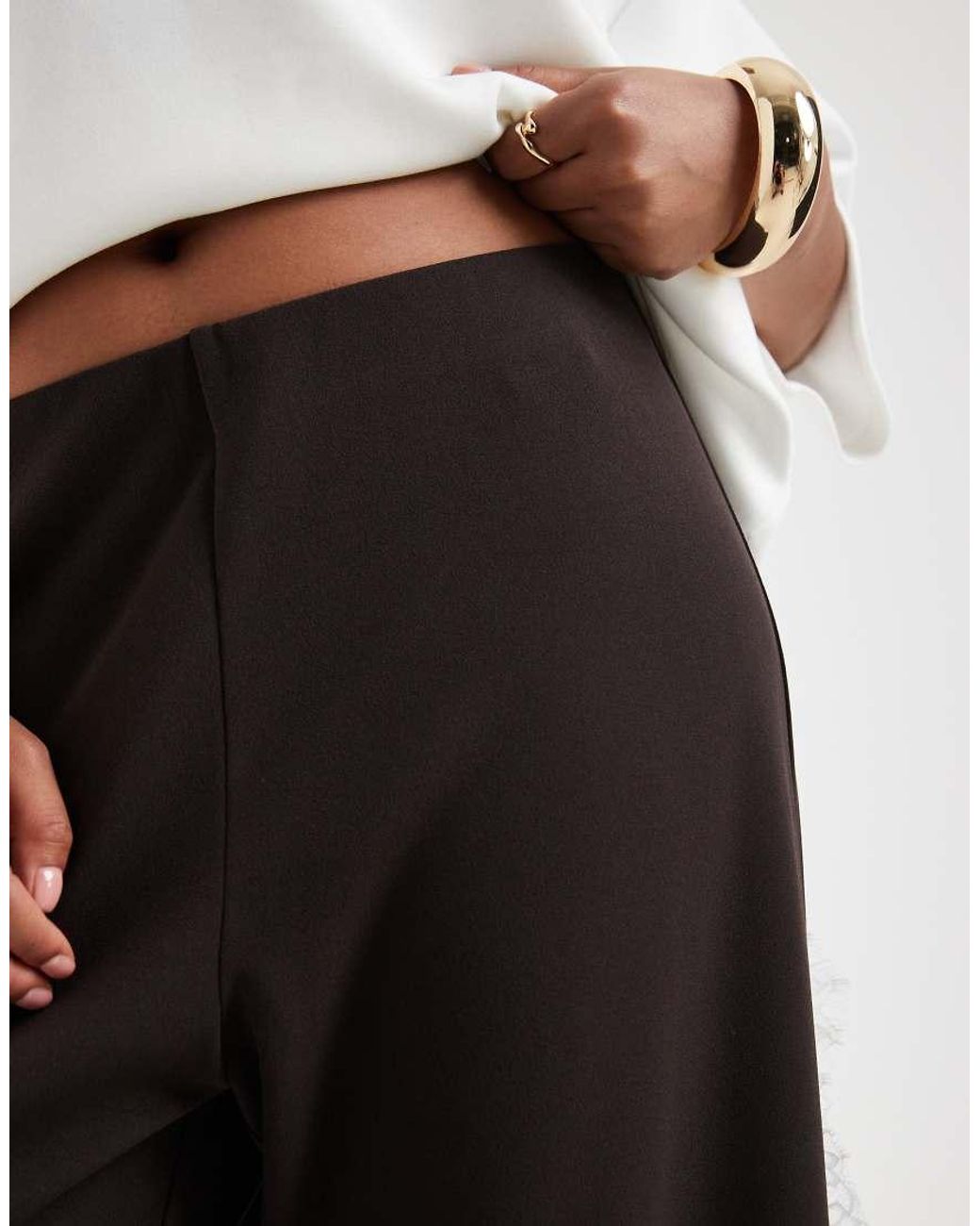 Vero Moda White Loose Pull On Trousers
