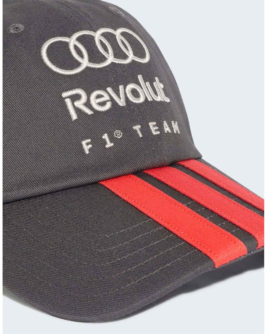 Adidas Originals Gray Audi Revolut F1 Team Dna 3 Stripes Cap