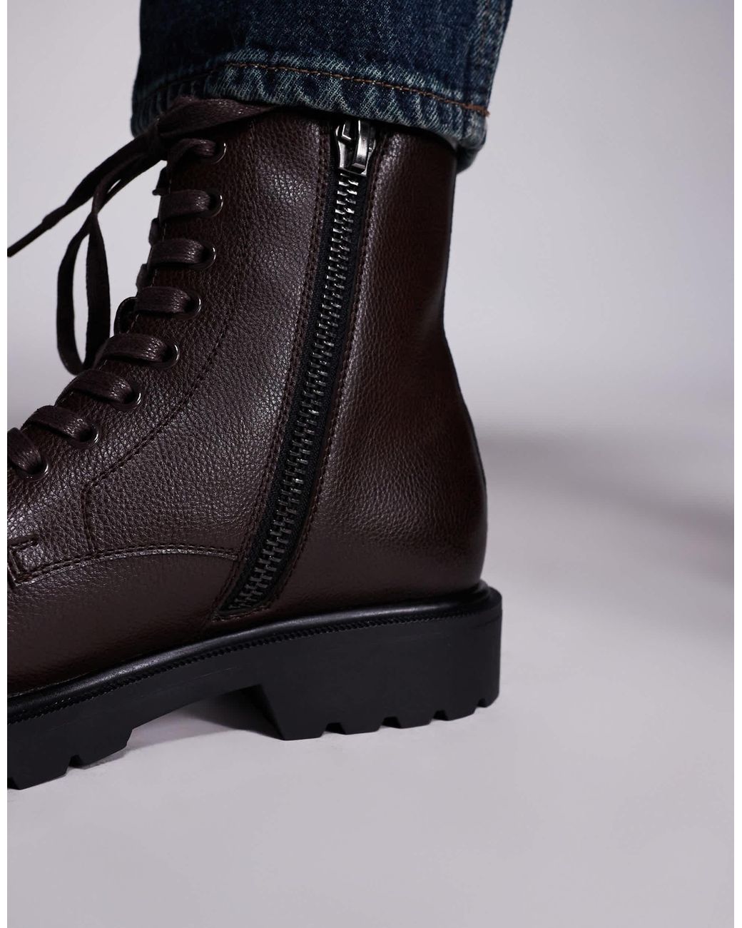 ASOS – schnürstiefel in Blue für Herren