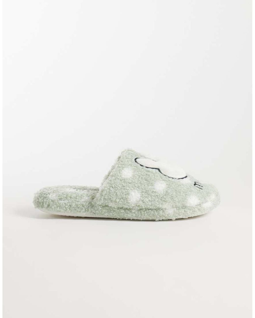 Daisy Street Metallic X Miffy Cozy Slippers With Miffy Graphic