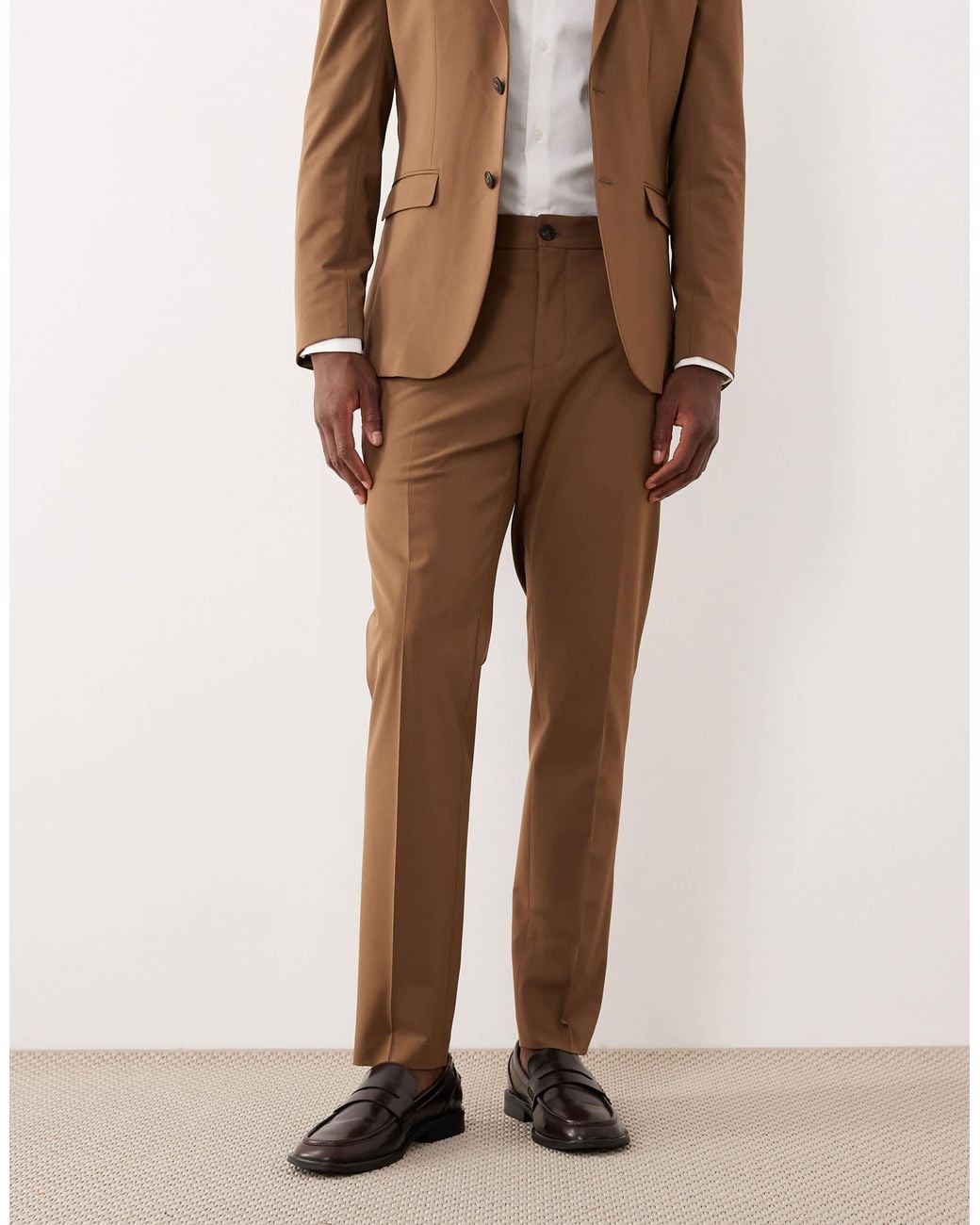 SELECTED Natural Slim Fit Suit Trouser for men