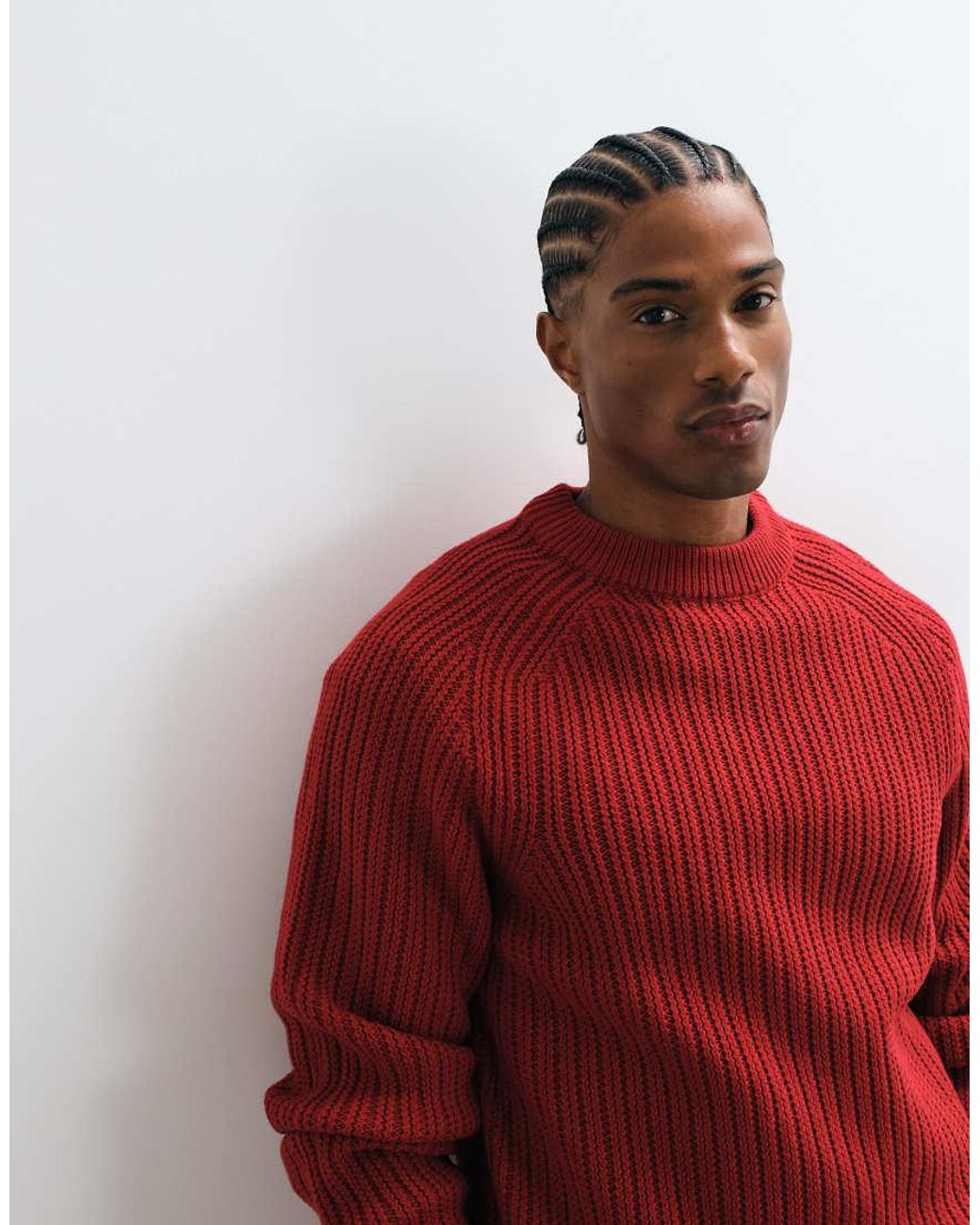 Jersey De Punto Collusion de hombre de color Red