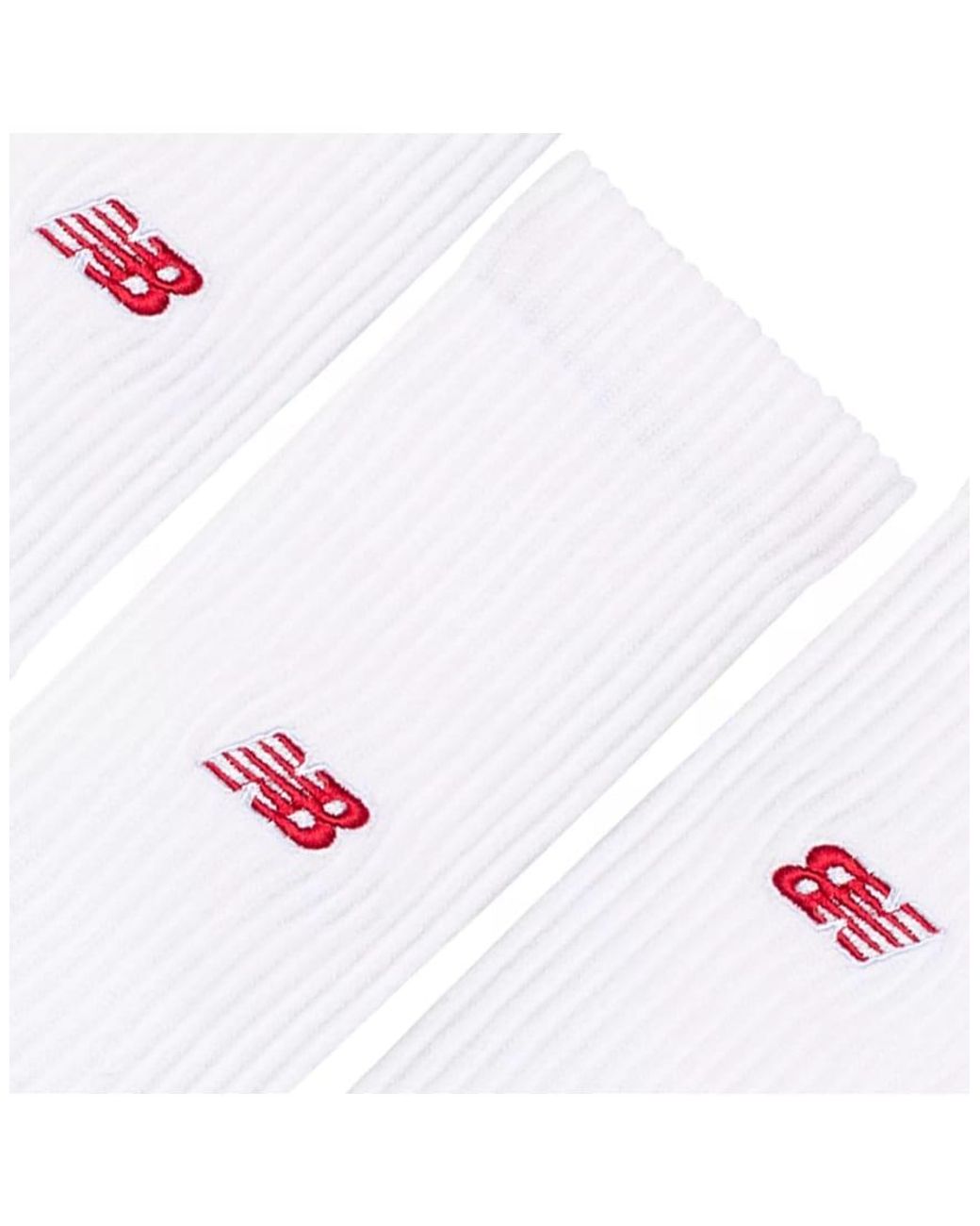 New Balance White Active Premium Crew 3 Pack