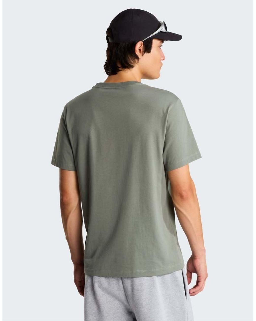 The North Face Gray Evolution Simple Dome Regular T-Shirt for men