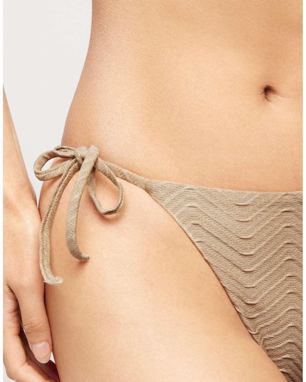 Tezenis Natural Brazillian Sparkling Touch Bikini Bottoms