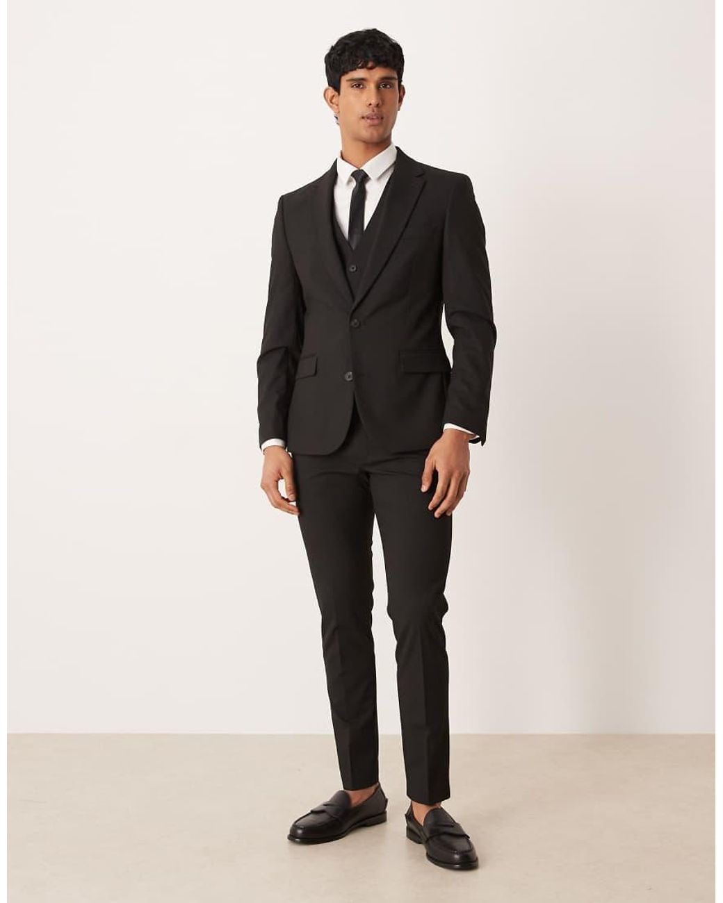ASOS Black Skinny Suit Jacket for men
