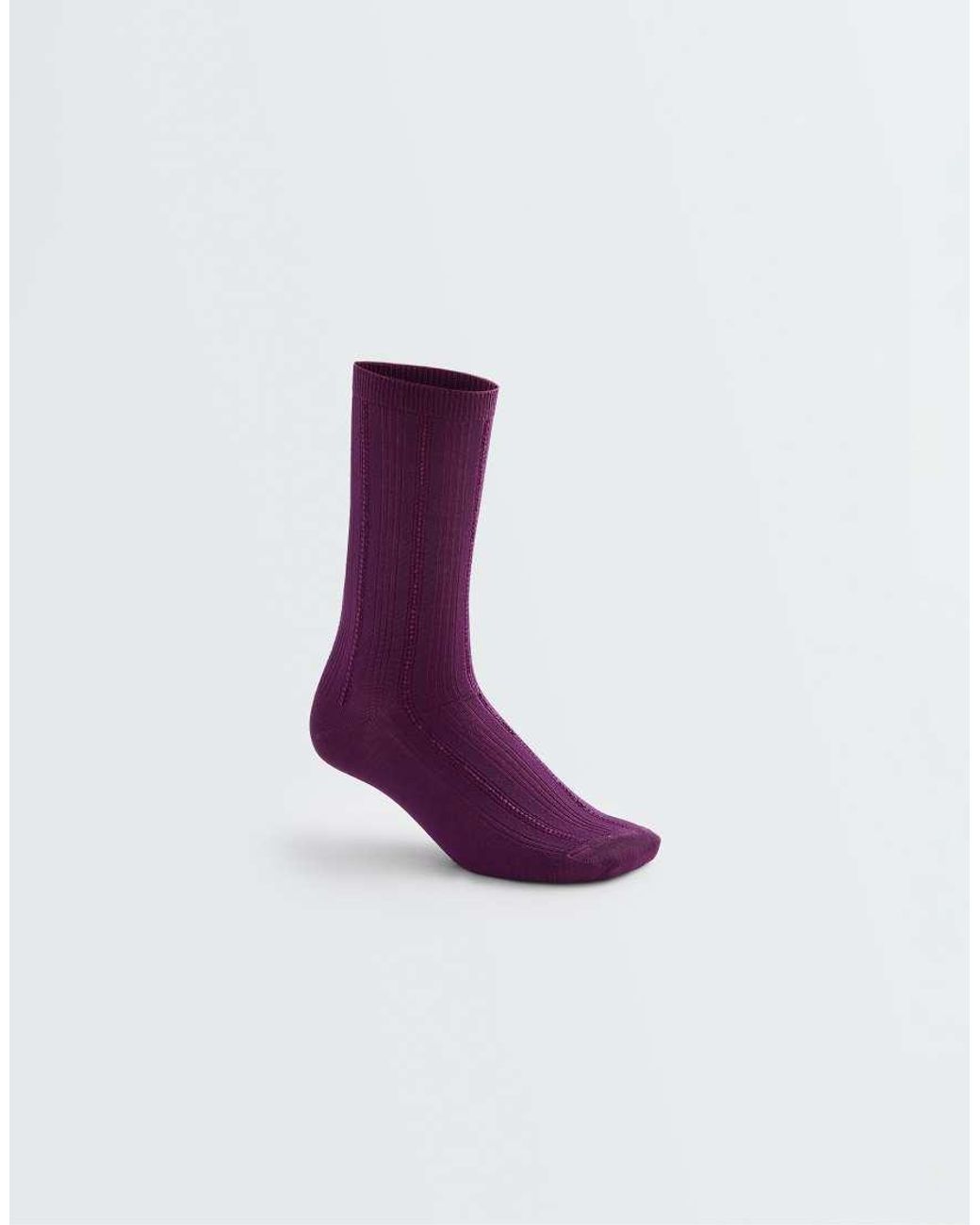Oysho White 3 Pairs Of Viscose Blend Classic Openwork Socks